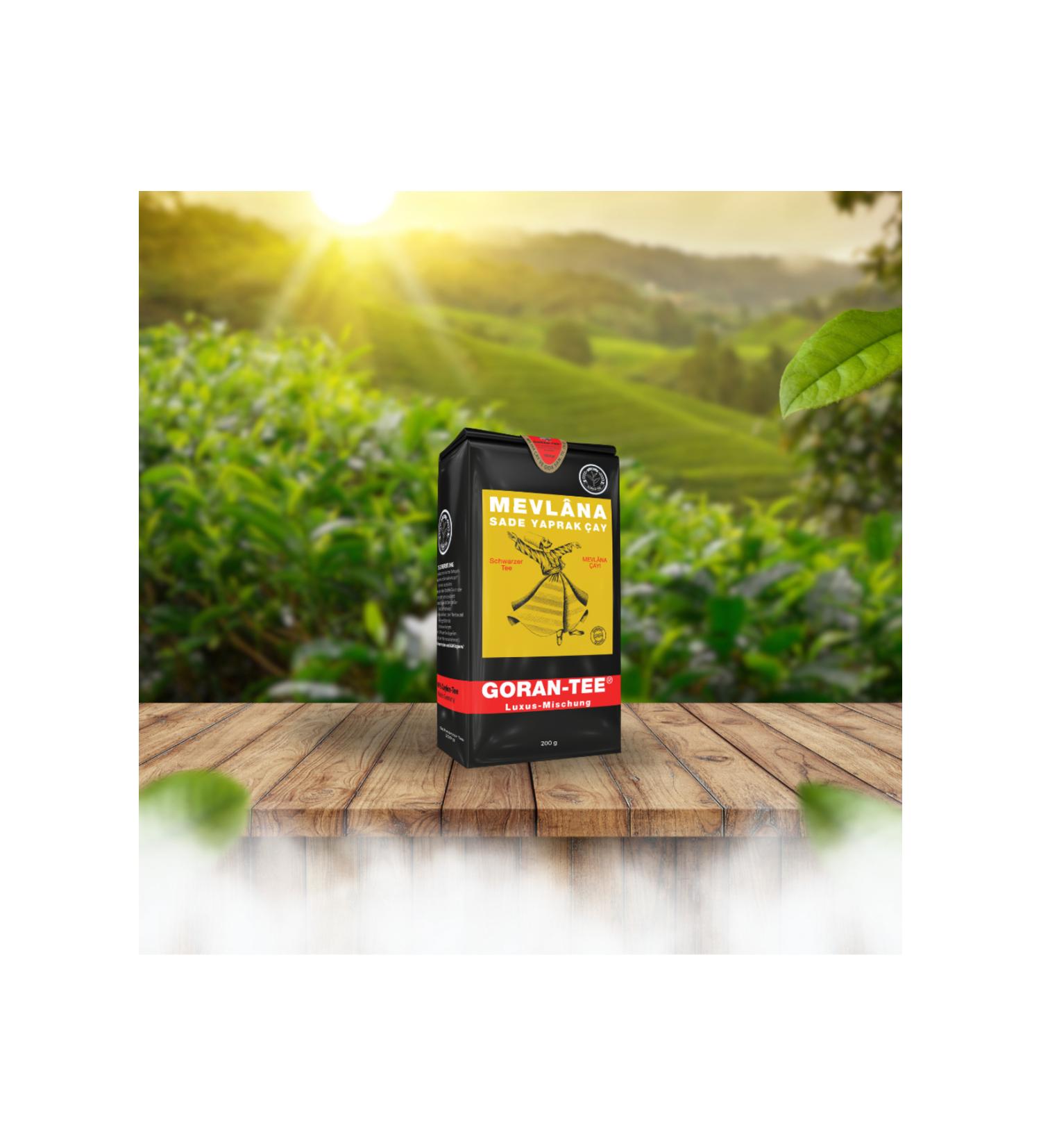 Goran Tee Mevlana Plain Leaf Tea Luxury Mischung Mevlana Tea 200g Goran Tee Mevlana Tea - Buy Online on GoSupps.com