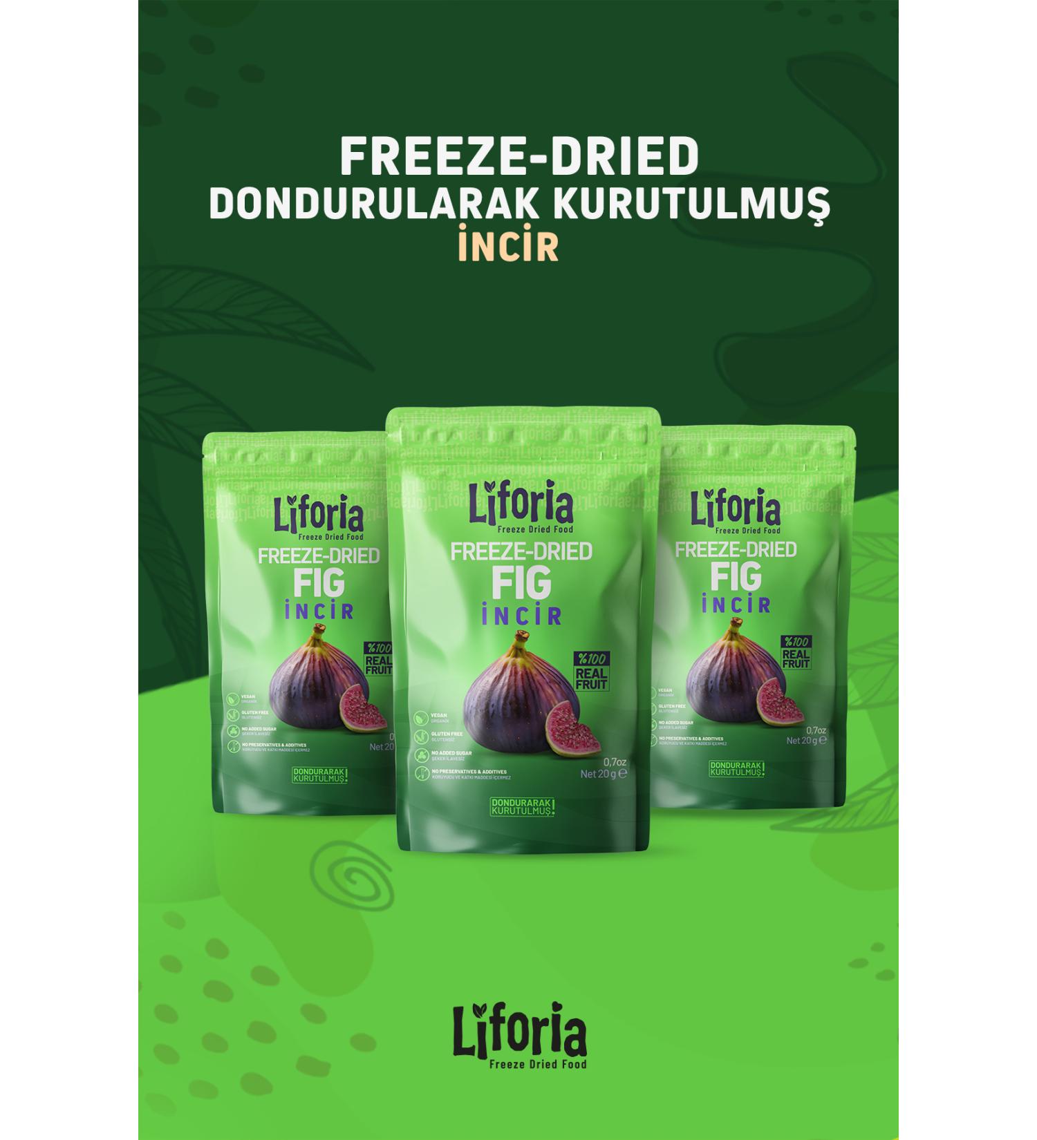 Liforia 3-Pack Opportunity - Freeze Dried Fig Thin Slice 20gr