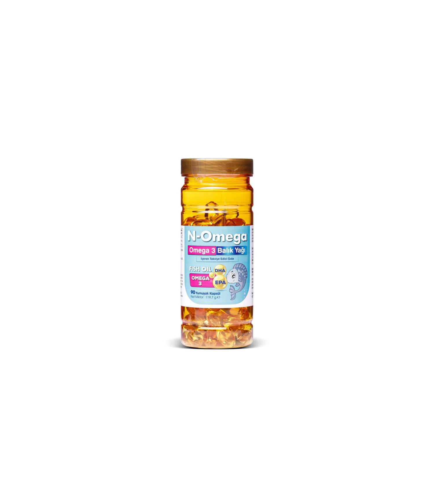 n-omega Omega 3 Fish Oil 1000 mg 90 Softgels