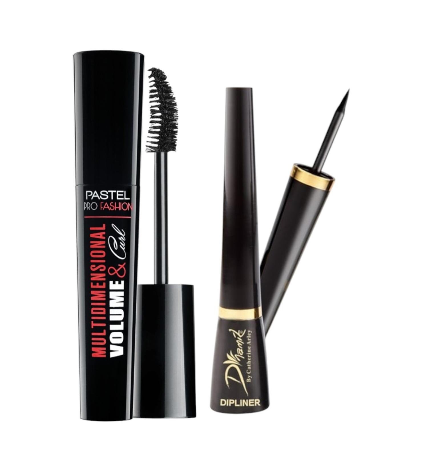 Pastel Multidimensional Volume&curl Mascara - Mascara + Catherine Arley Dipliner Black
