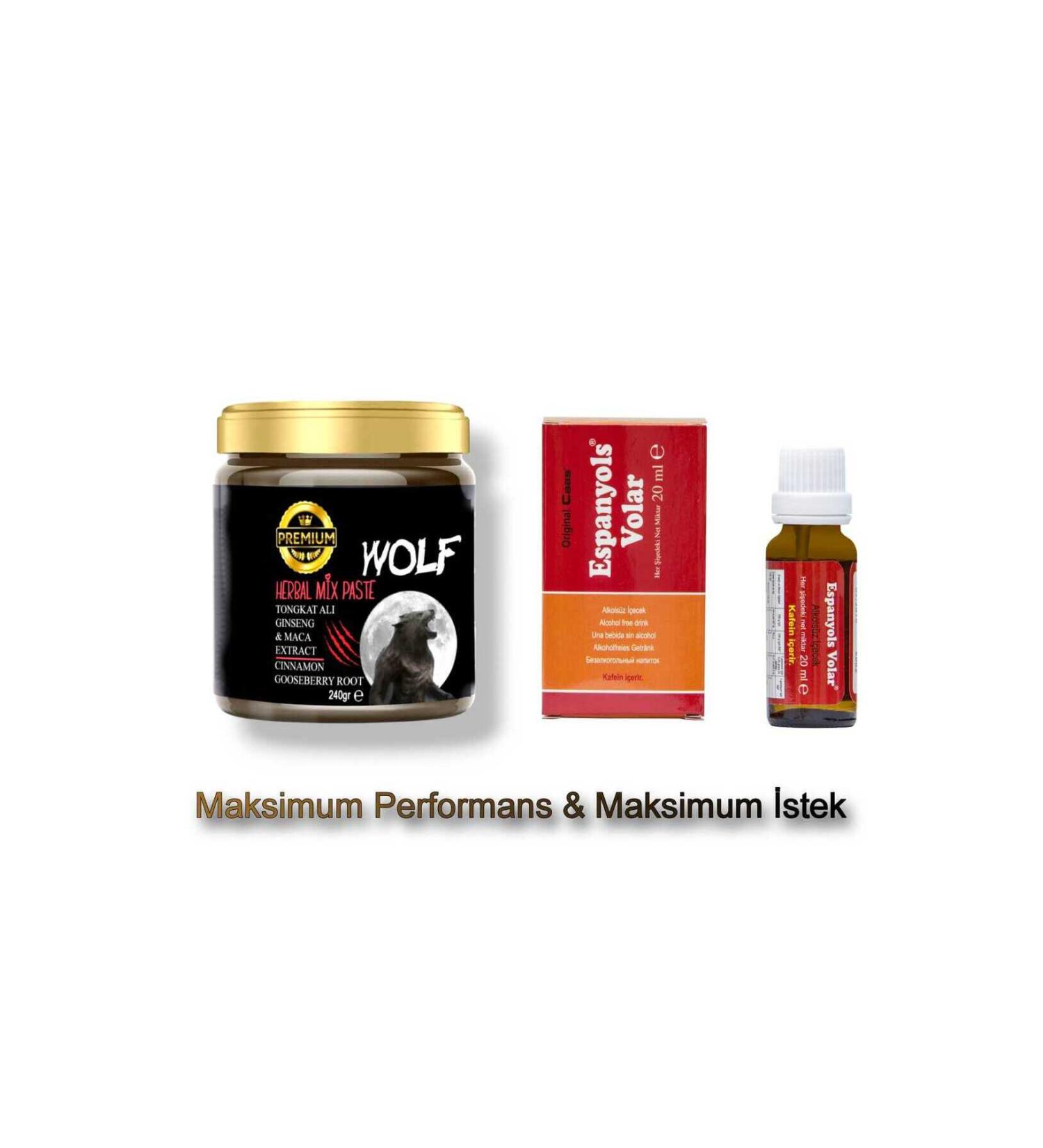 Meby Store Premium Wolf 24 Hour High Effective Paste for Men 240 Gr & Love Drops for Women