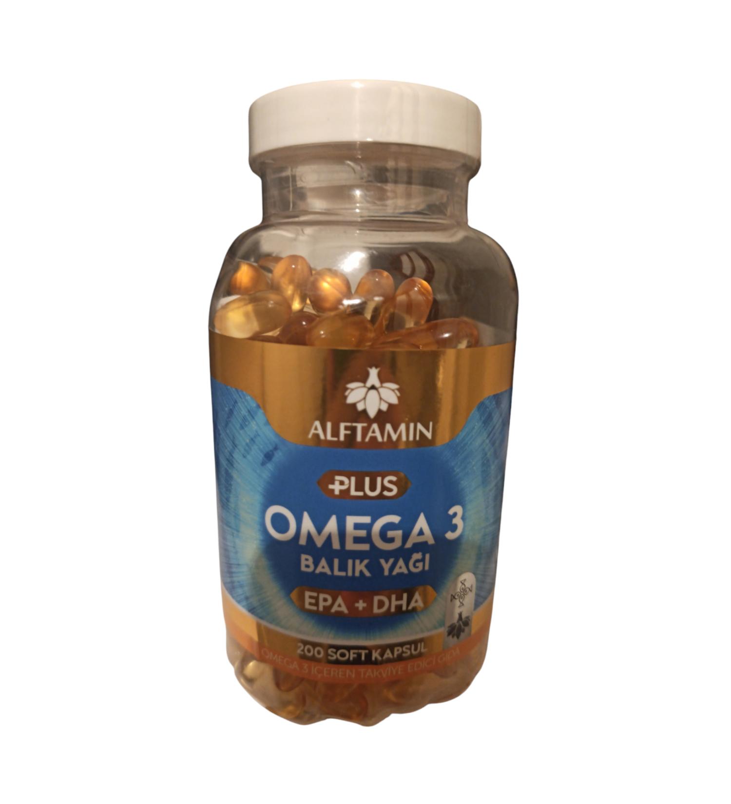 ALPHTAMIN OMEGA 3 PLUS 2000 mg 200 saftgel