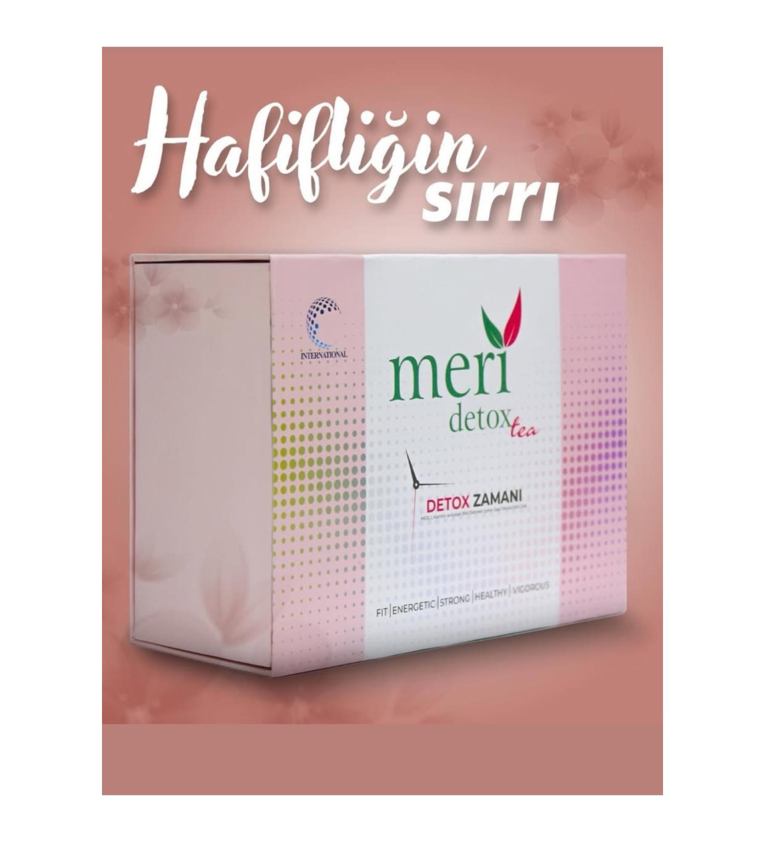 Meri Detox Meri Tea Detox Tea 60 Pieces 1 Month Use - Meridetoxcosmetics - Buy Online on GoSupps.com
