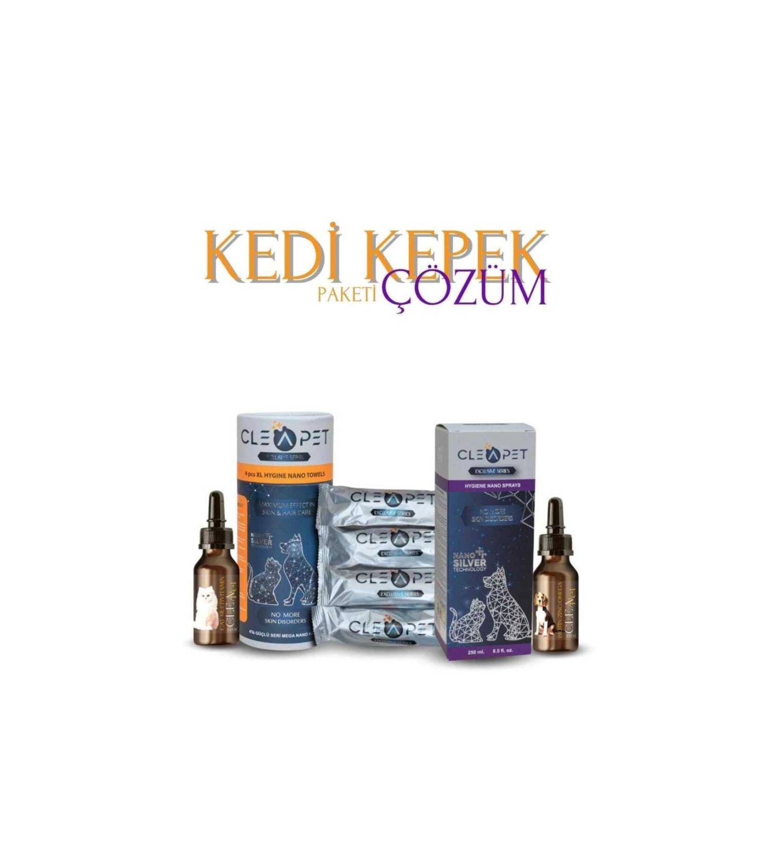 Cleapet Cat Dandruff Solution Package