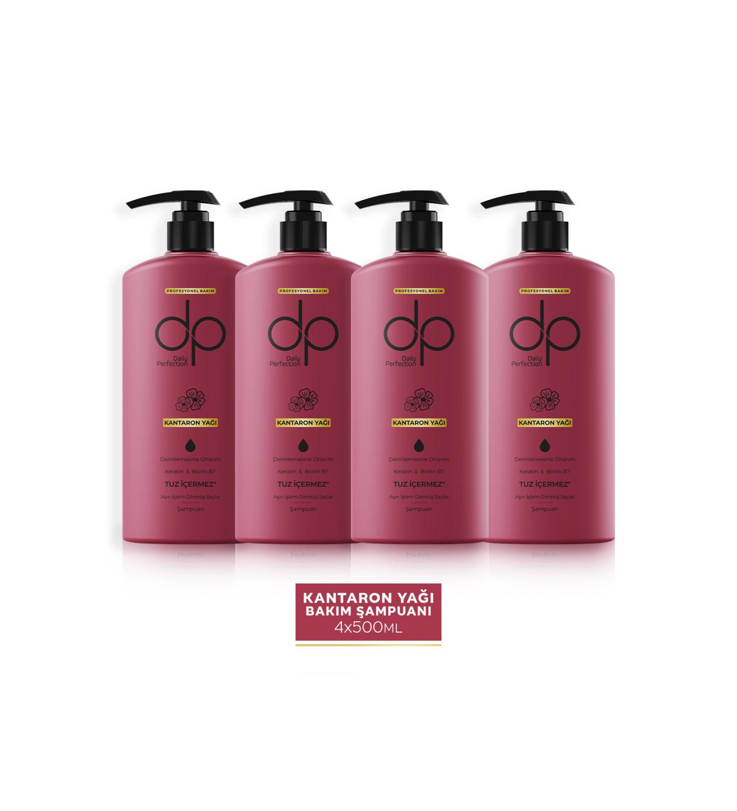 dp Daily Perfection St. John's Wort Oil Salt-Free Shampoo 500 ml X 4 Pieces - Buy Online on GoSupps.com
