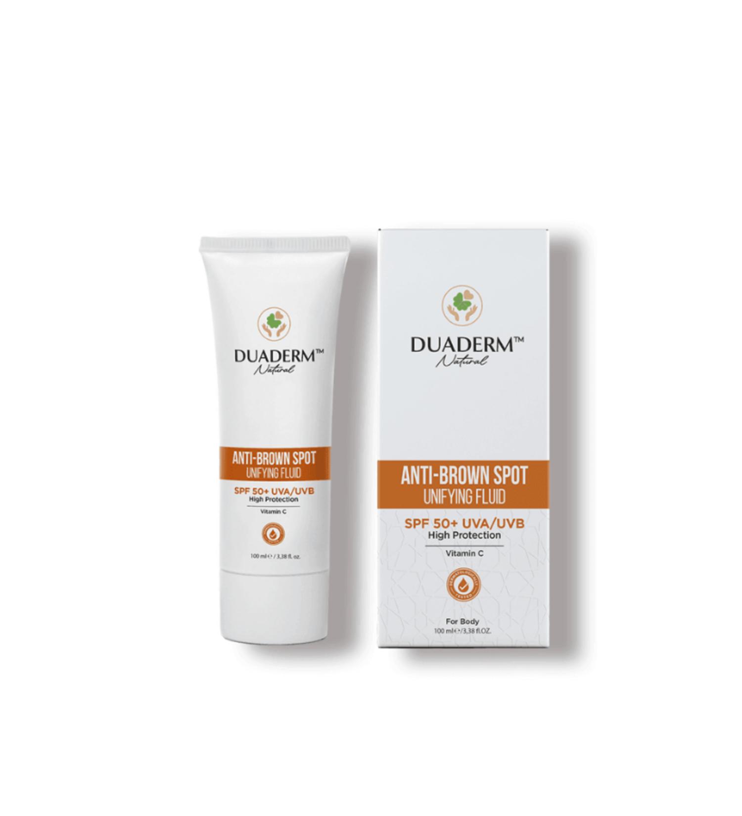 Duaderm Natural Anti-Spot High Protection Anti-Brown Body Sun Cream SPF50+ 100ml