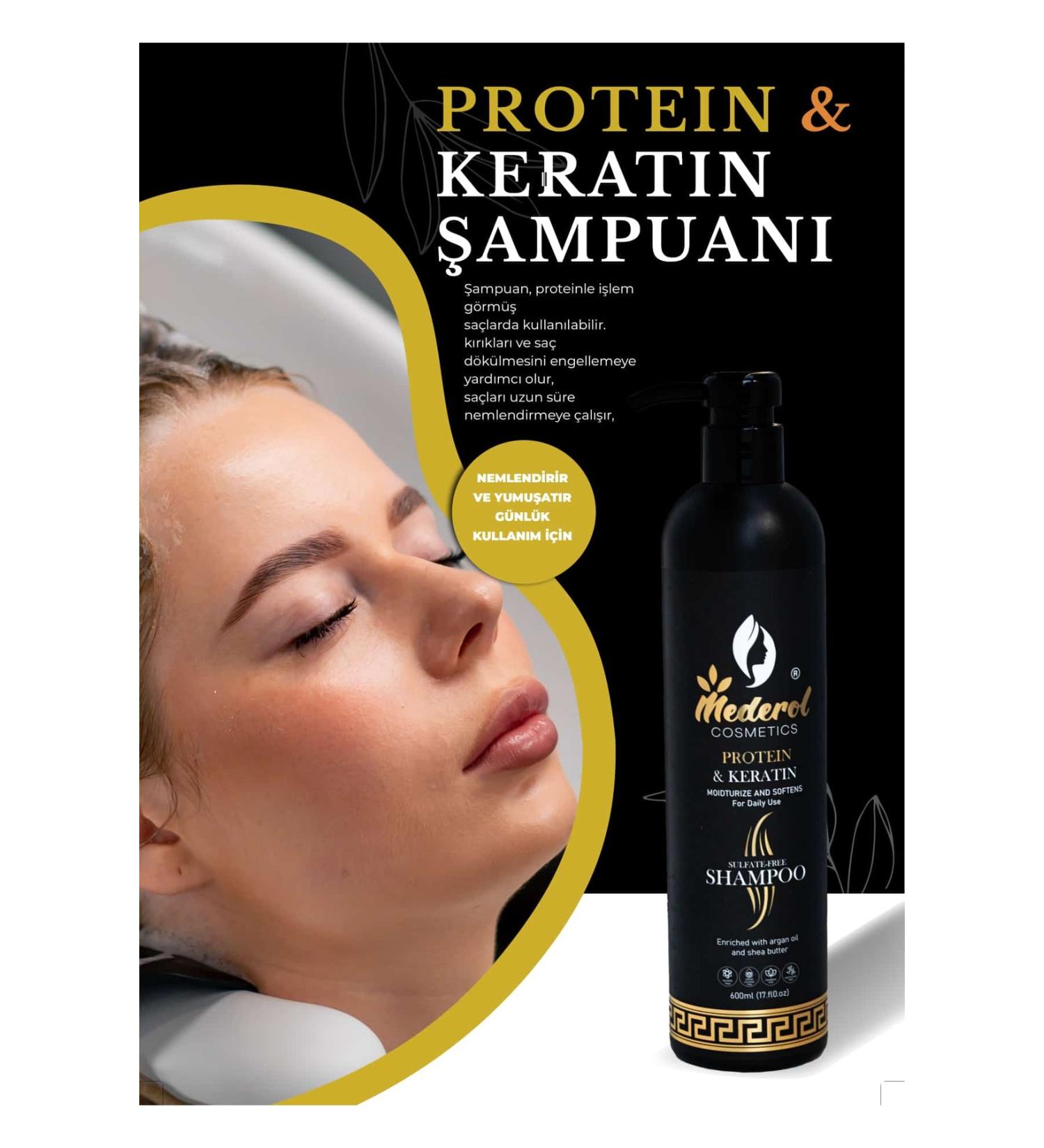 Mederol Keratin protein shampoo