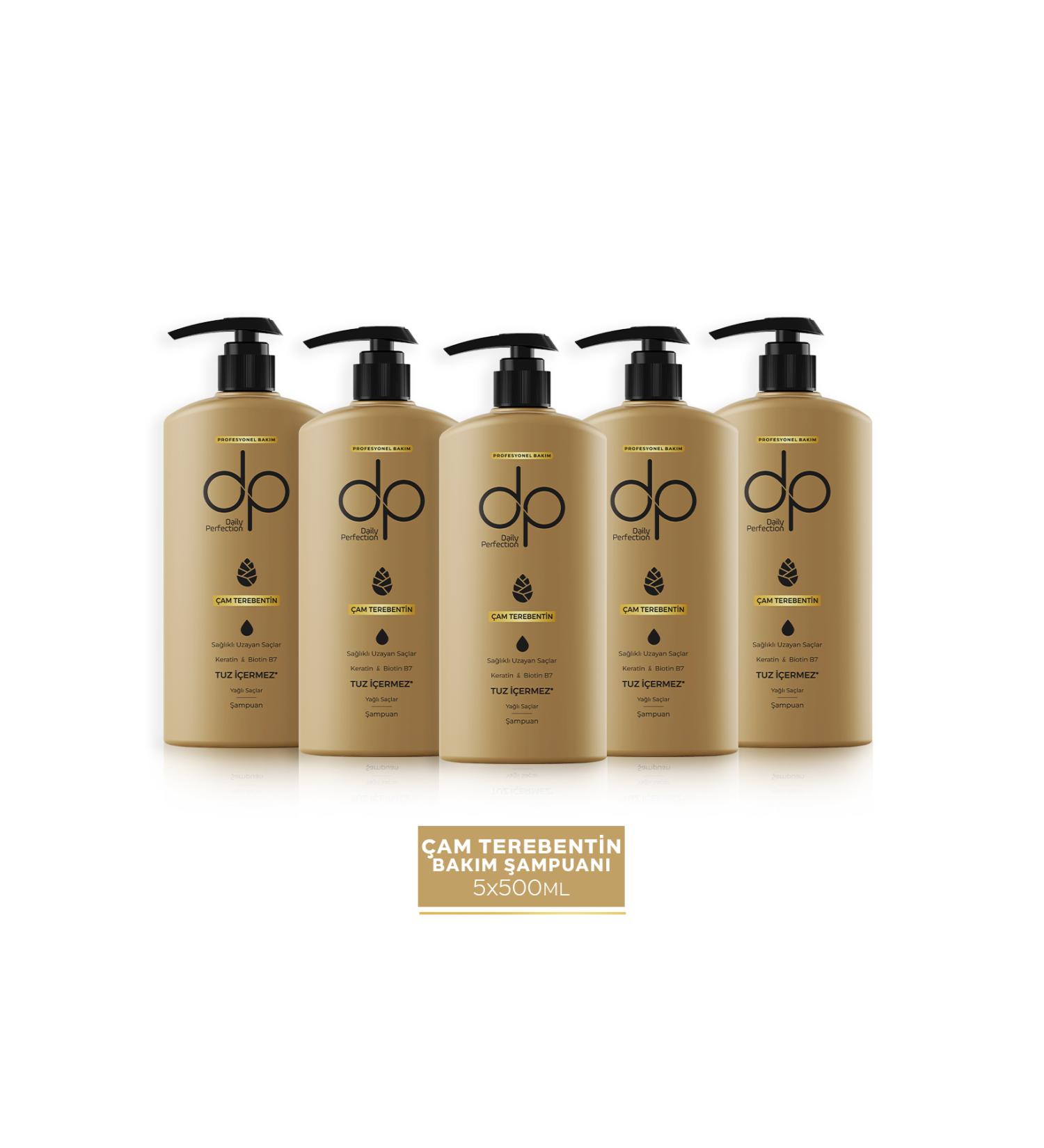 dp Daily Perfection Shampoo Pine Turpentine 500 ml X 5 Pieces - Buy Online on GoSupps.com