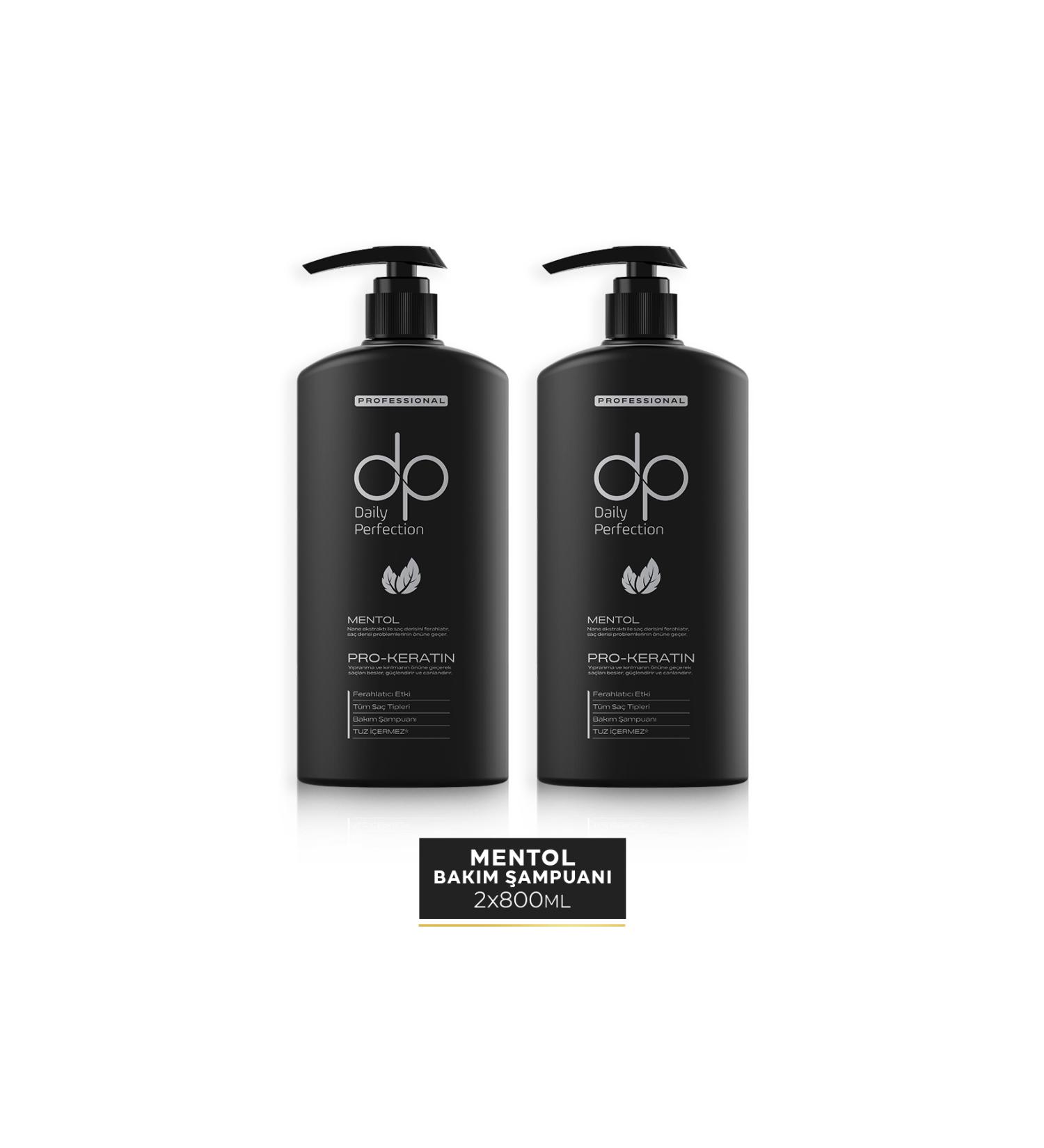 dp Daily Perfection Shampoo Menthol 800 ml X 2 Pieces - Buy Online on GoSupps.com