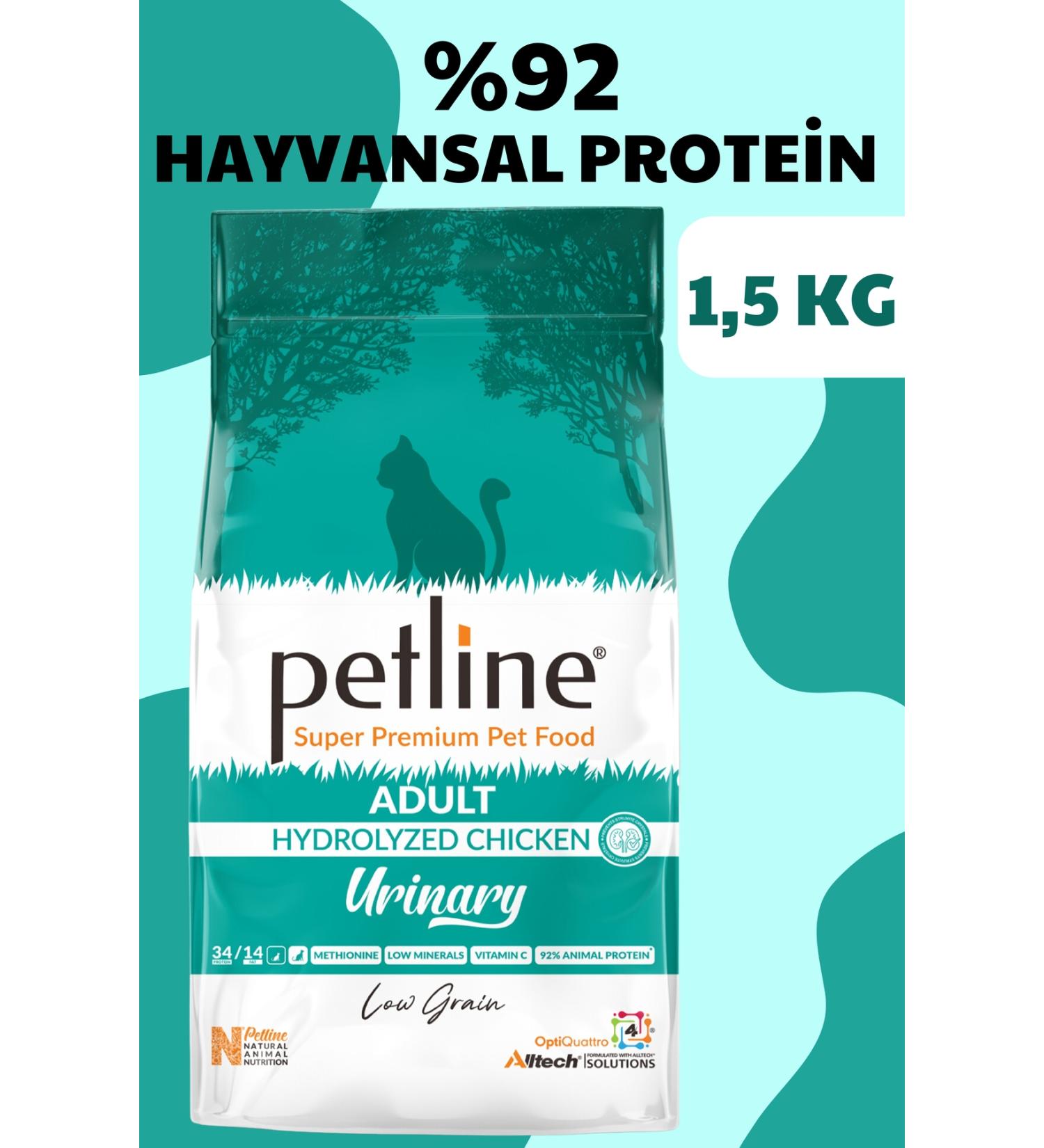 Petline Urinary Chicken Urinary Tract Support Adult Cat Food 1.5 Kg - Buy Online on GoSupps.com