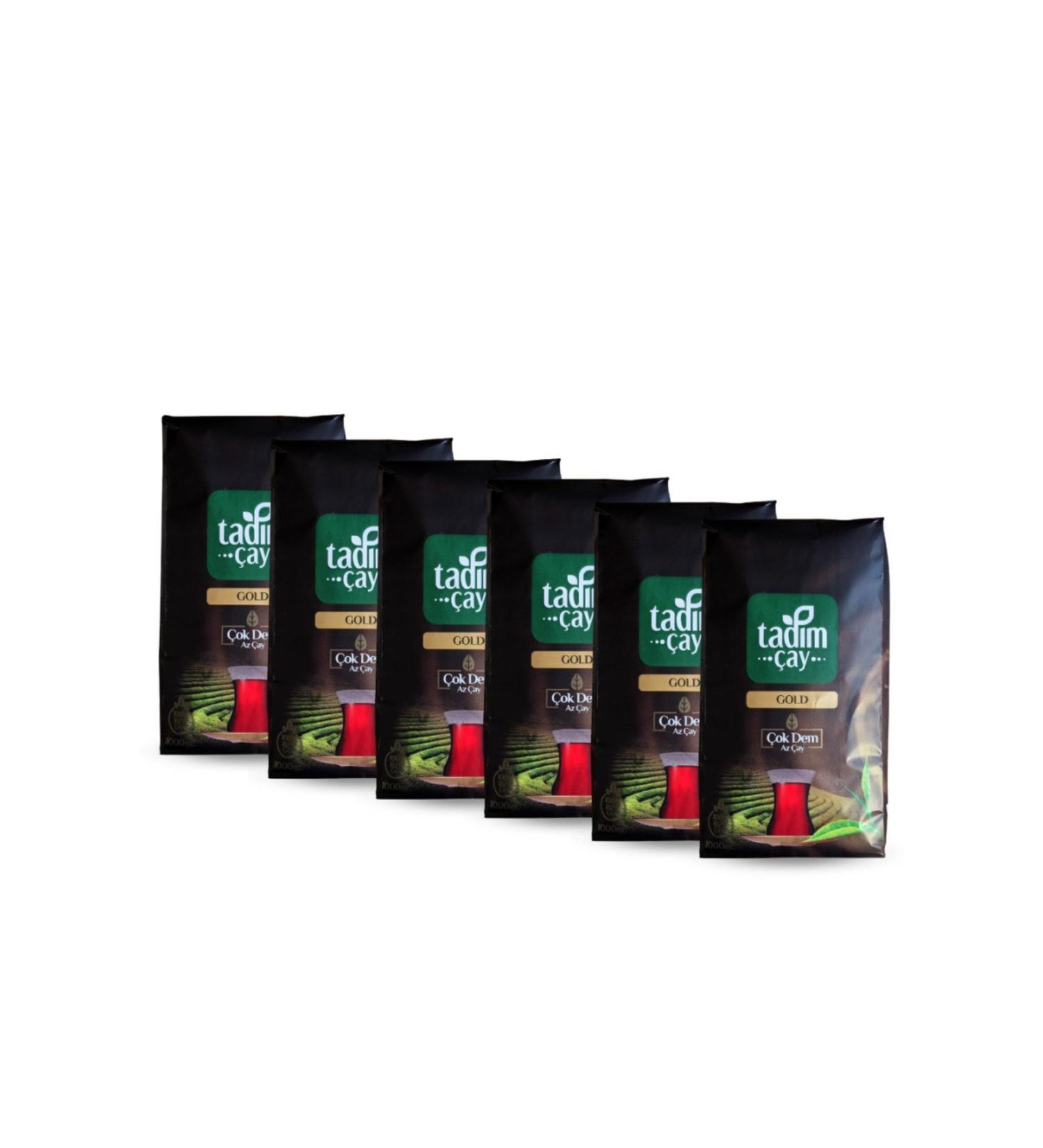 Tastim Tea Gold 6 Pieces 1000gr (GENUINE RIZE TEA PACKAGE BLACK TEA) - Buy Online on GoSupps.com