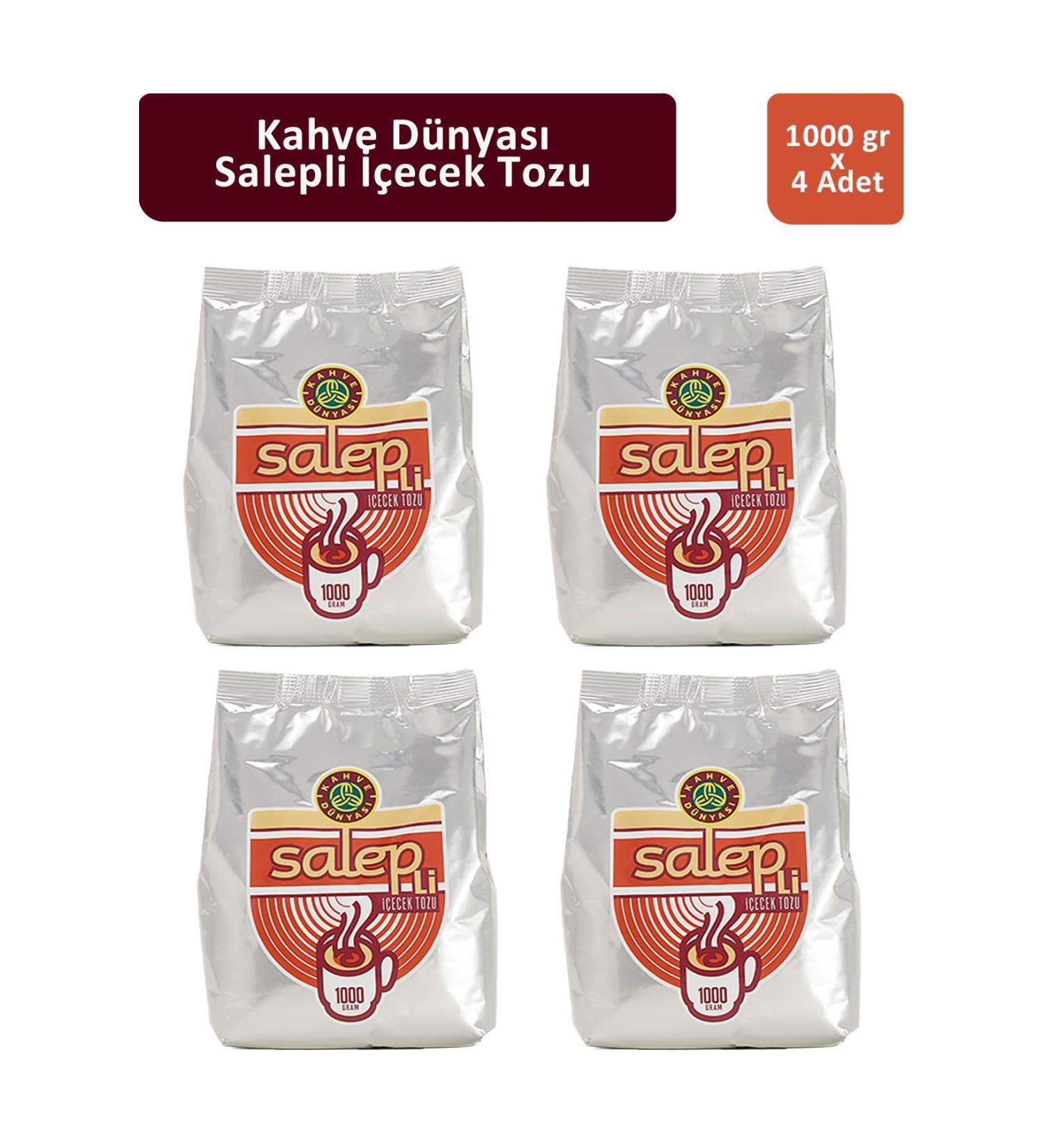 Coffee World Coffee World Salep 1000 gr x 4 Pieces