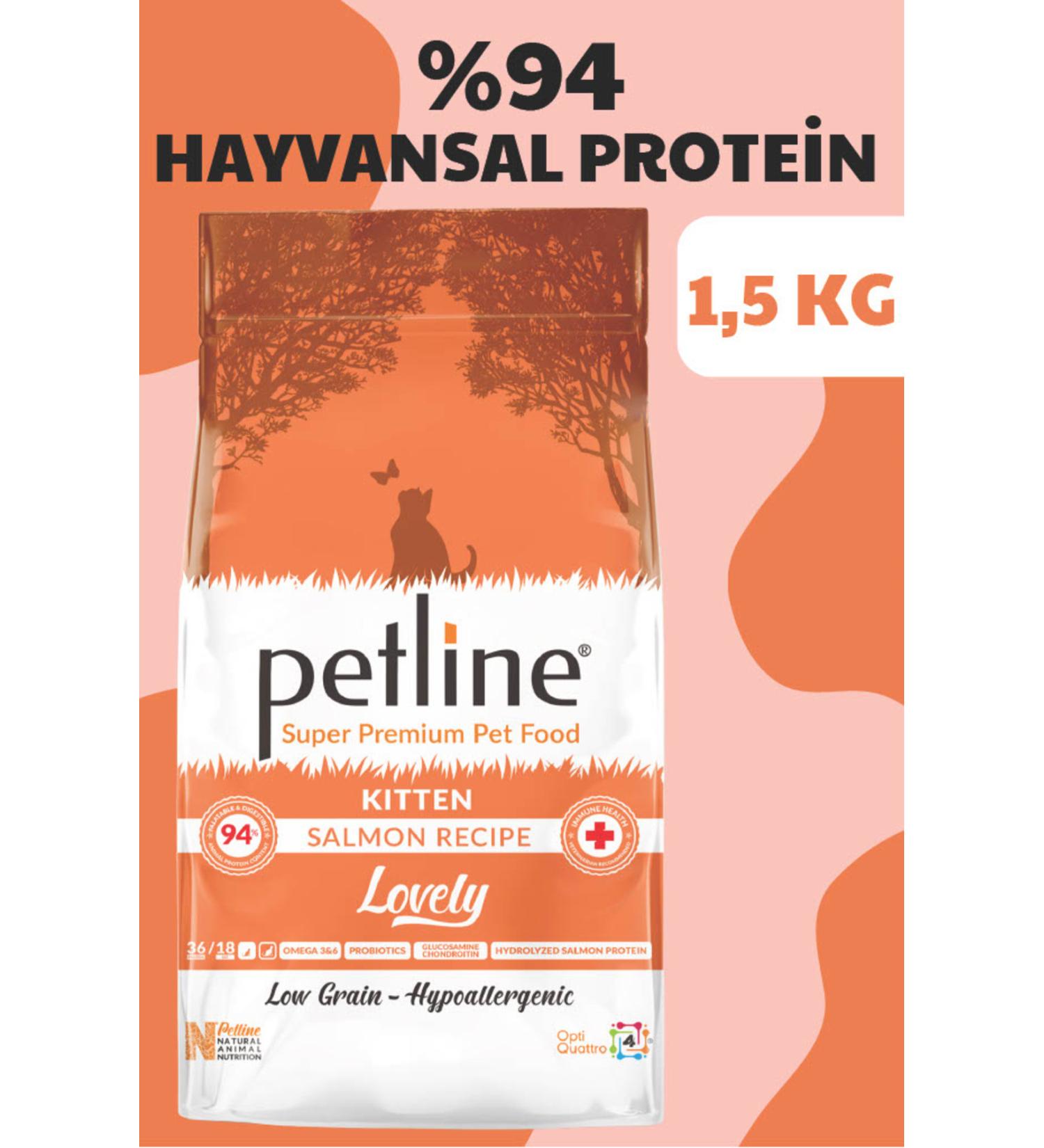 Petline Salmon Kitten Food 1.5kg - Lovely - Buy Online on GoSupps.com