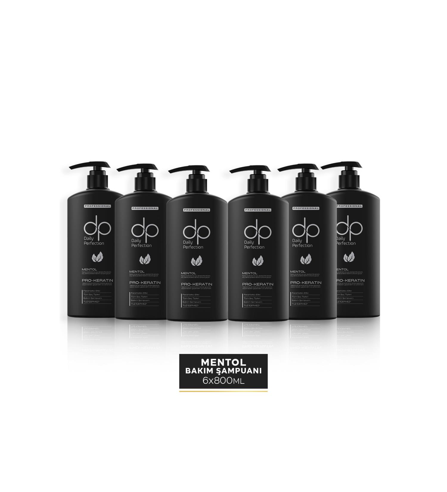 dp Daily Perfection Shampoo Menthol Refreshing Effect 800 ml X 6 Pieces - Buy Online on GoSupps.com