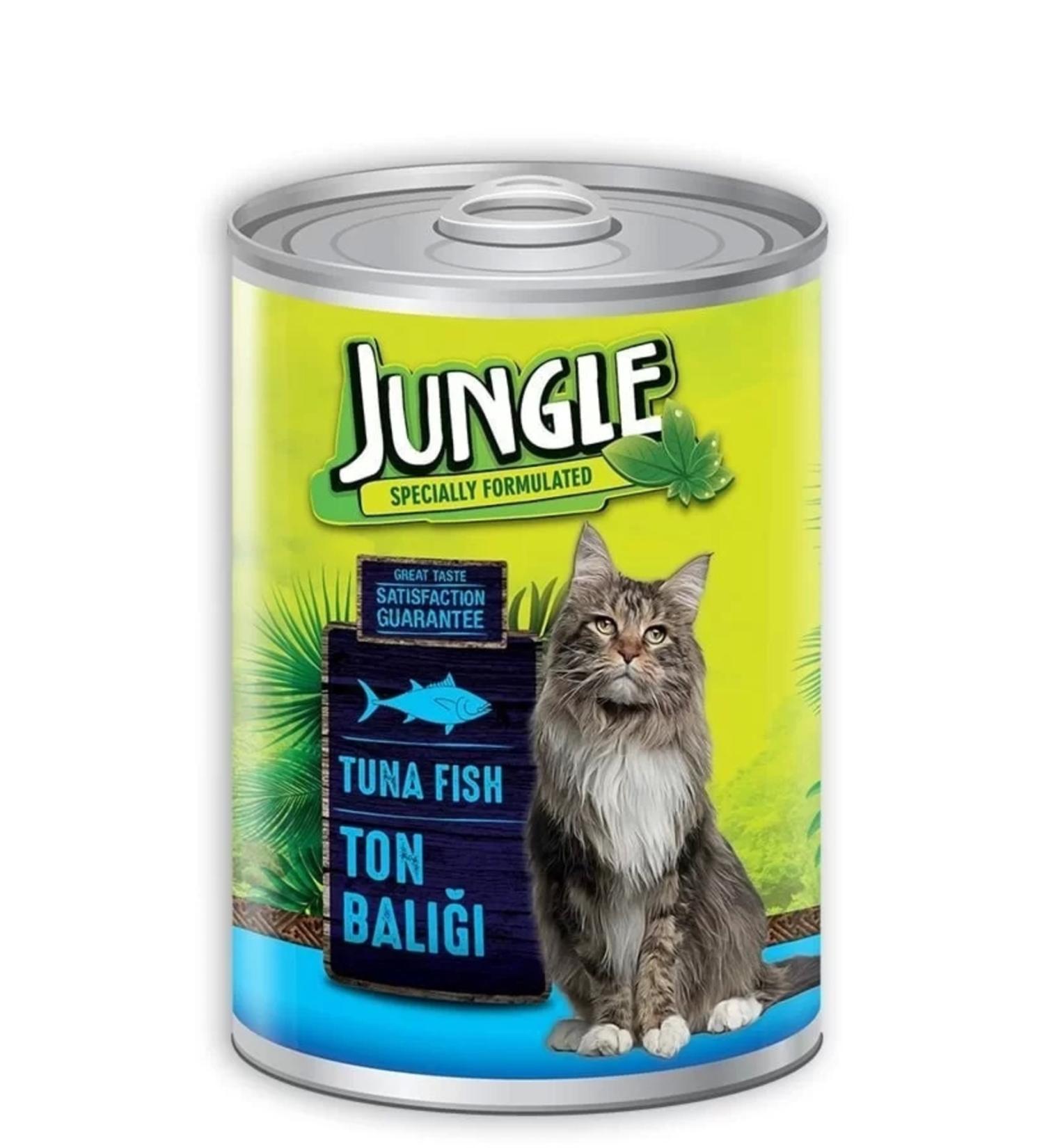 Jungle Tuna Canned Cat Food 415 gr