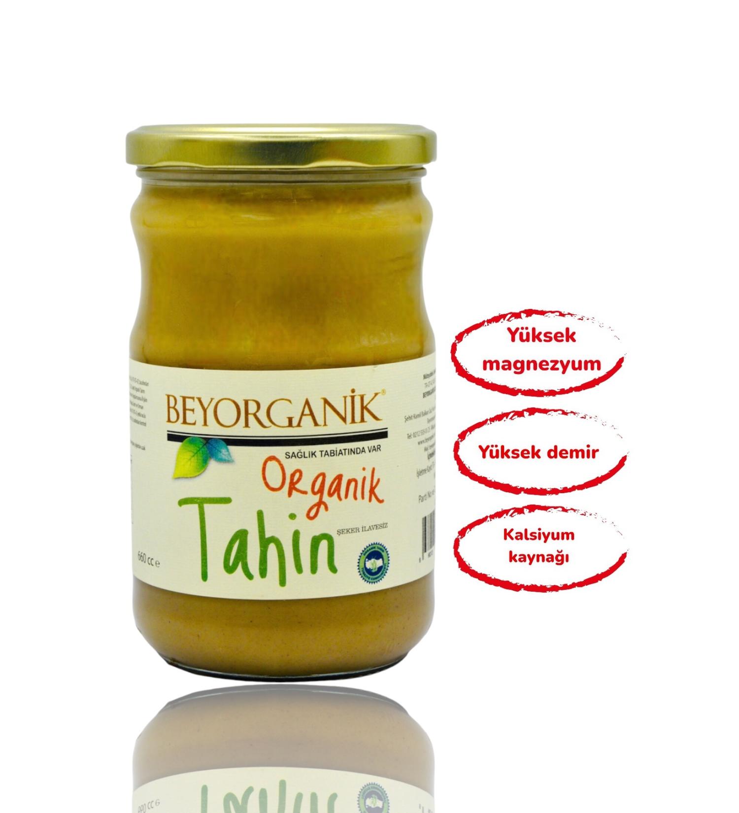 BEYORGANIK Organic Tahini 600gr Local Sesame - Buy Online on GoSupps.com