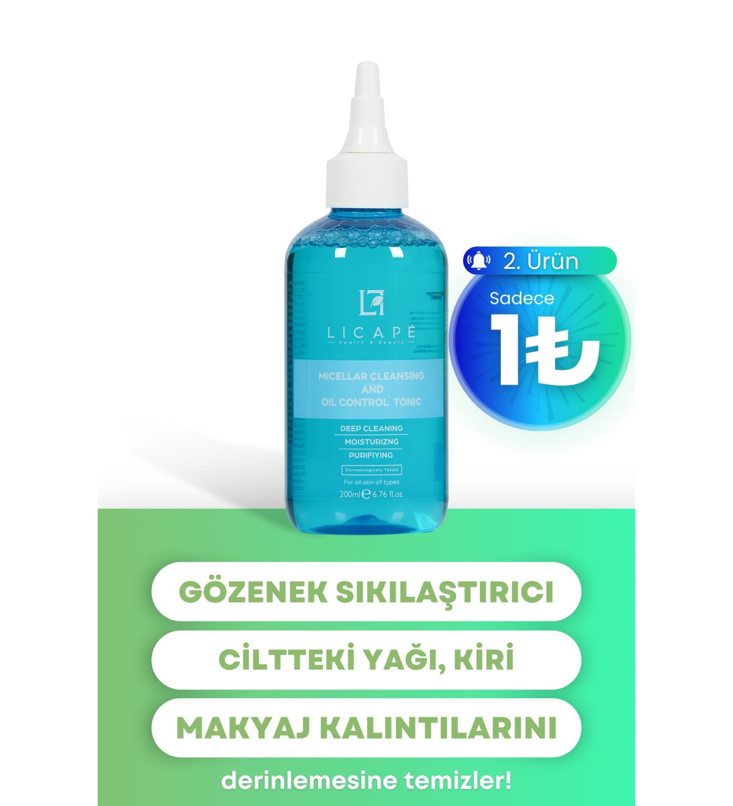 Licape Pore Tightening Purifying and Oil Balancing Tonic 200ml - Buy Online on GoSupps.com