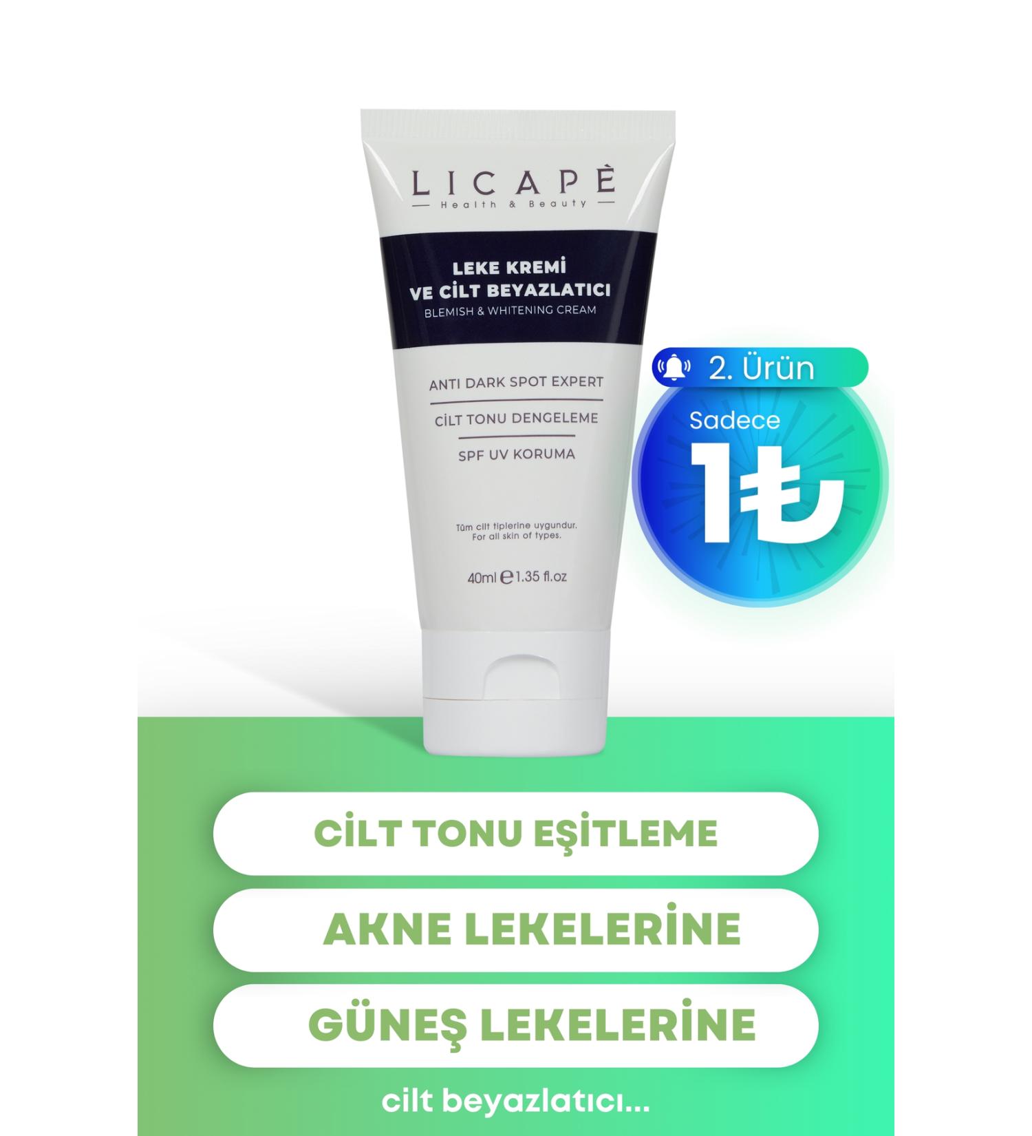 Licape Blemish Cream and Skin Whitening Cream 40ml - Buy Online on GoSupps.com