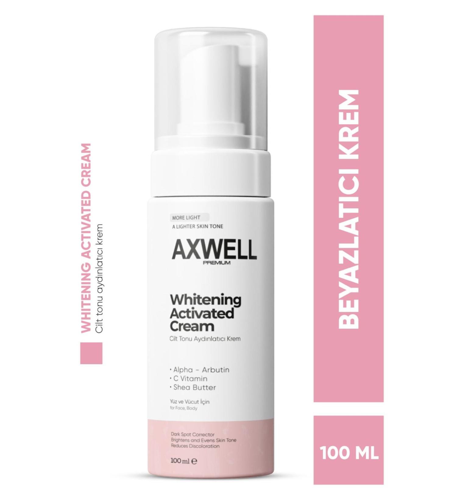 AXWELL PREMIUM Skin Whitening Brightening Alpha Arbutin Anti-Spot Cream Vitamin C Shea Butter Cream - Buy Online on GoSupps.com