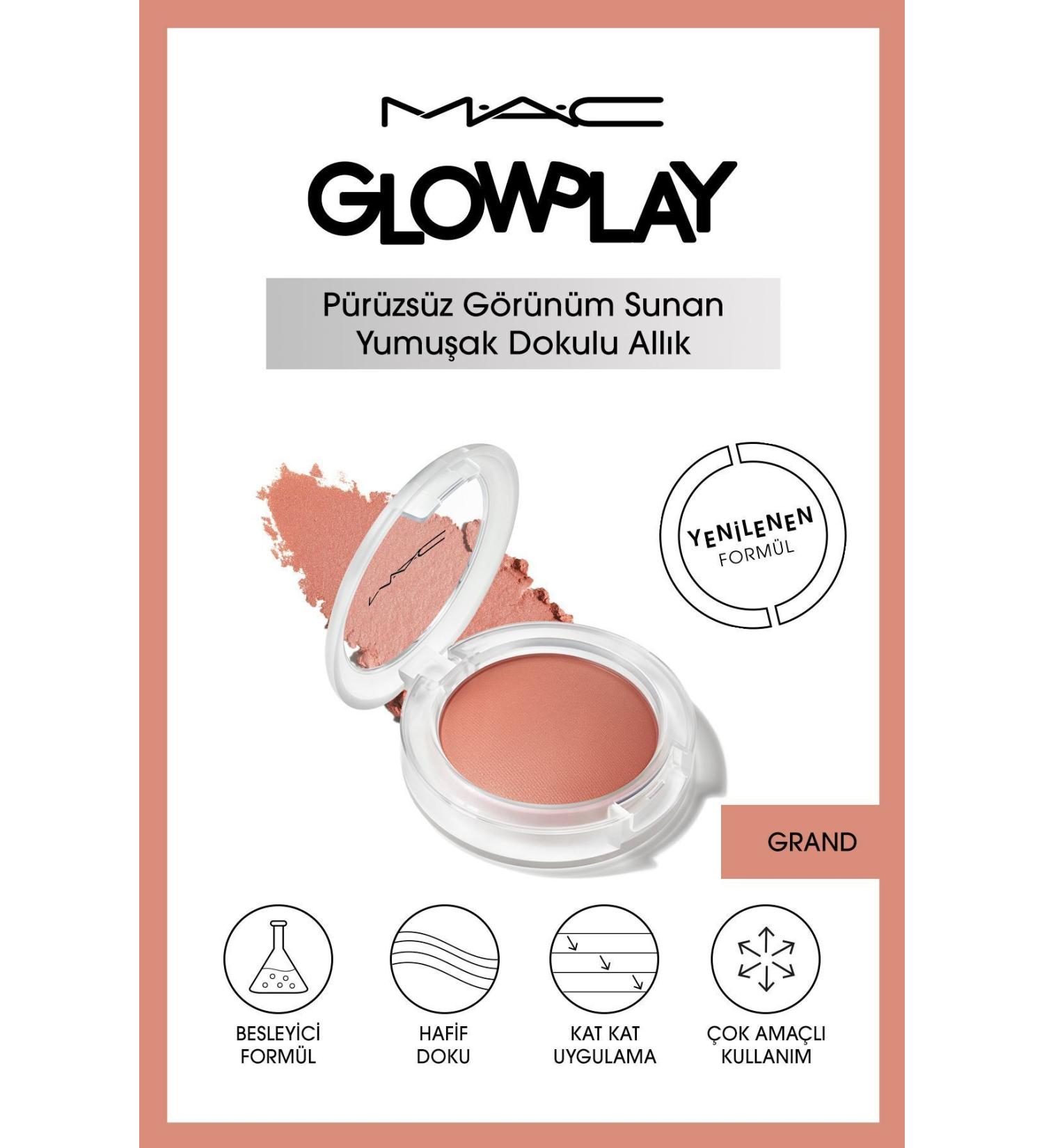 Mac Smooth Look Illuminating Light Texture Blush - Grand 7.3 G Demb.2690