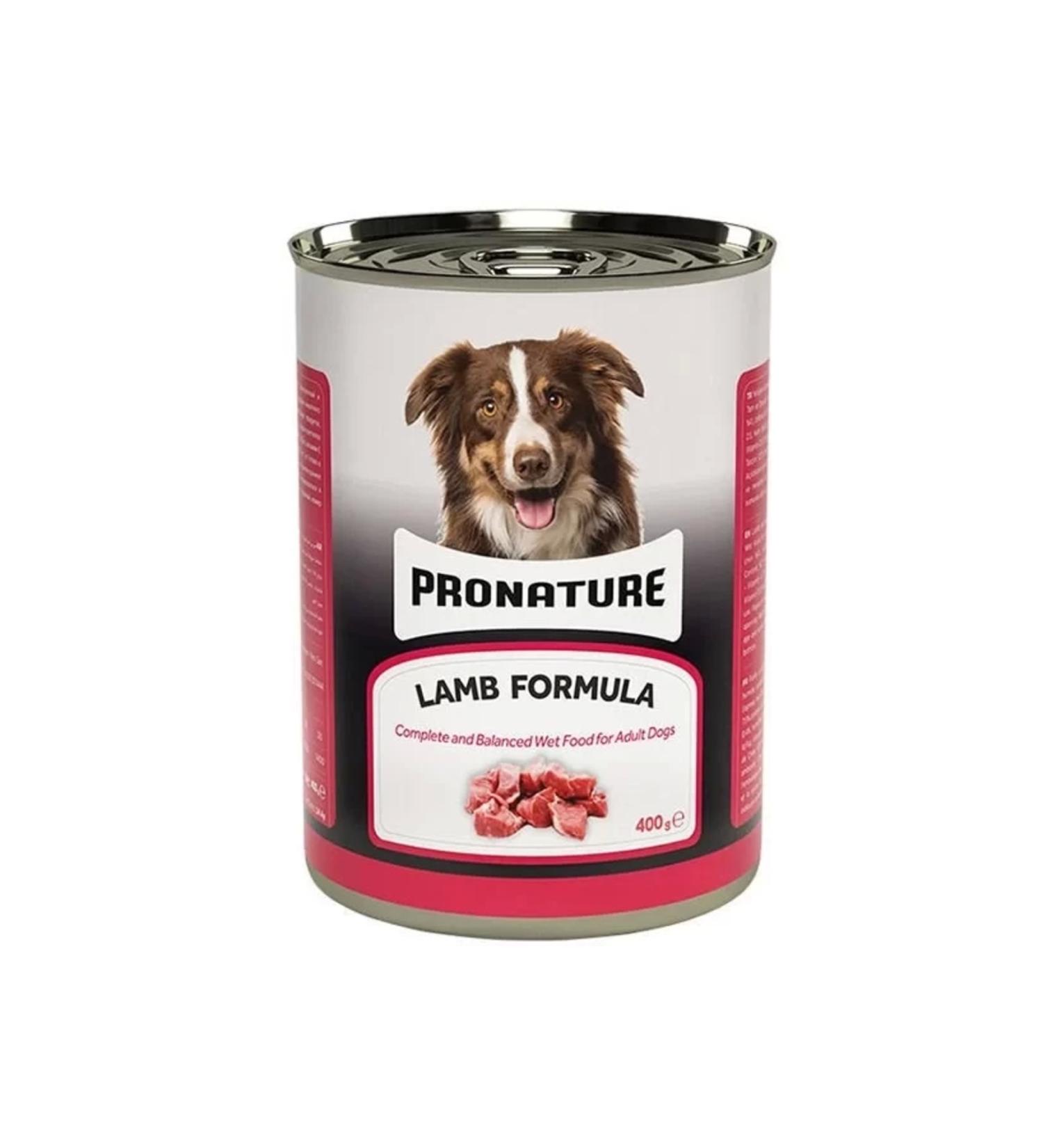 pronature Lamb Piece Meat Adult Dog Canned Food 400 gr