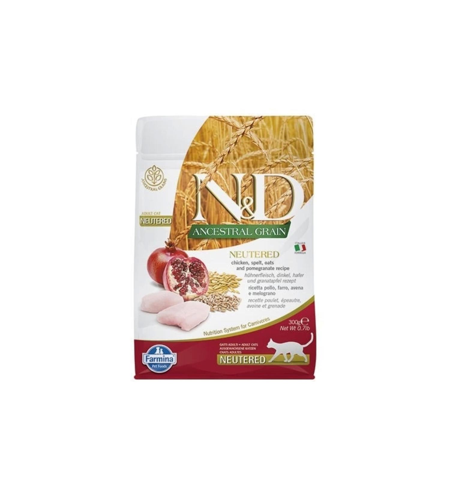 Your Nd Low Grain Chicken and Pomegranate Sterilized Cat Food 300 Gr