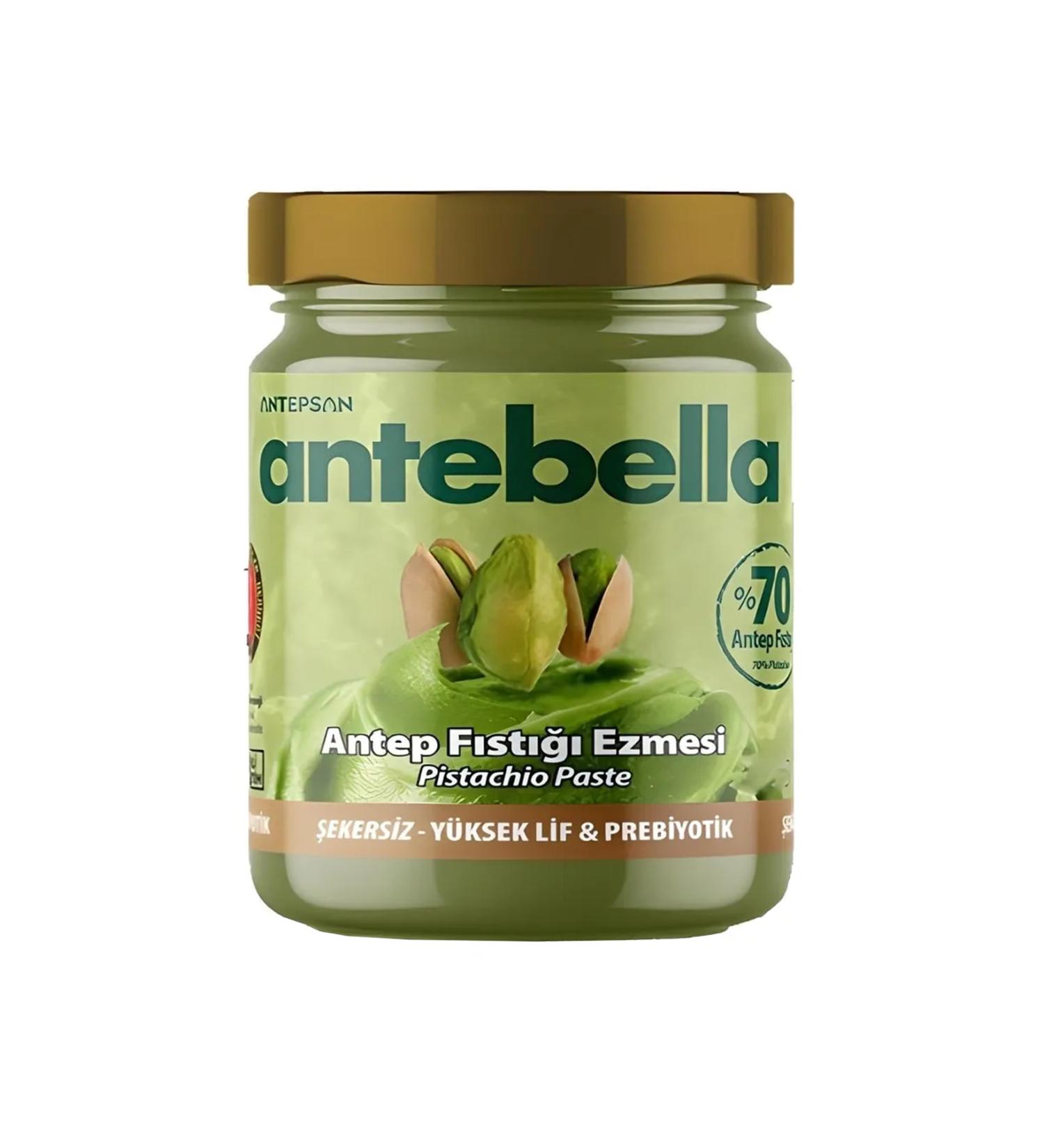 Antebella Pistachio Paste 200 G (SUGAR FREE) - Pistachio Paste