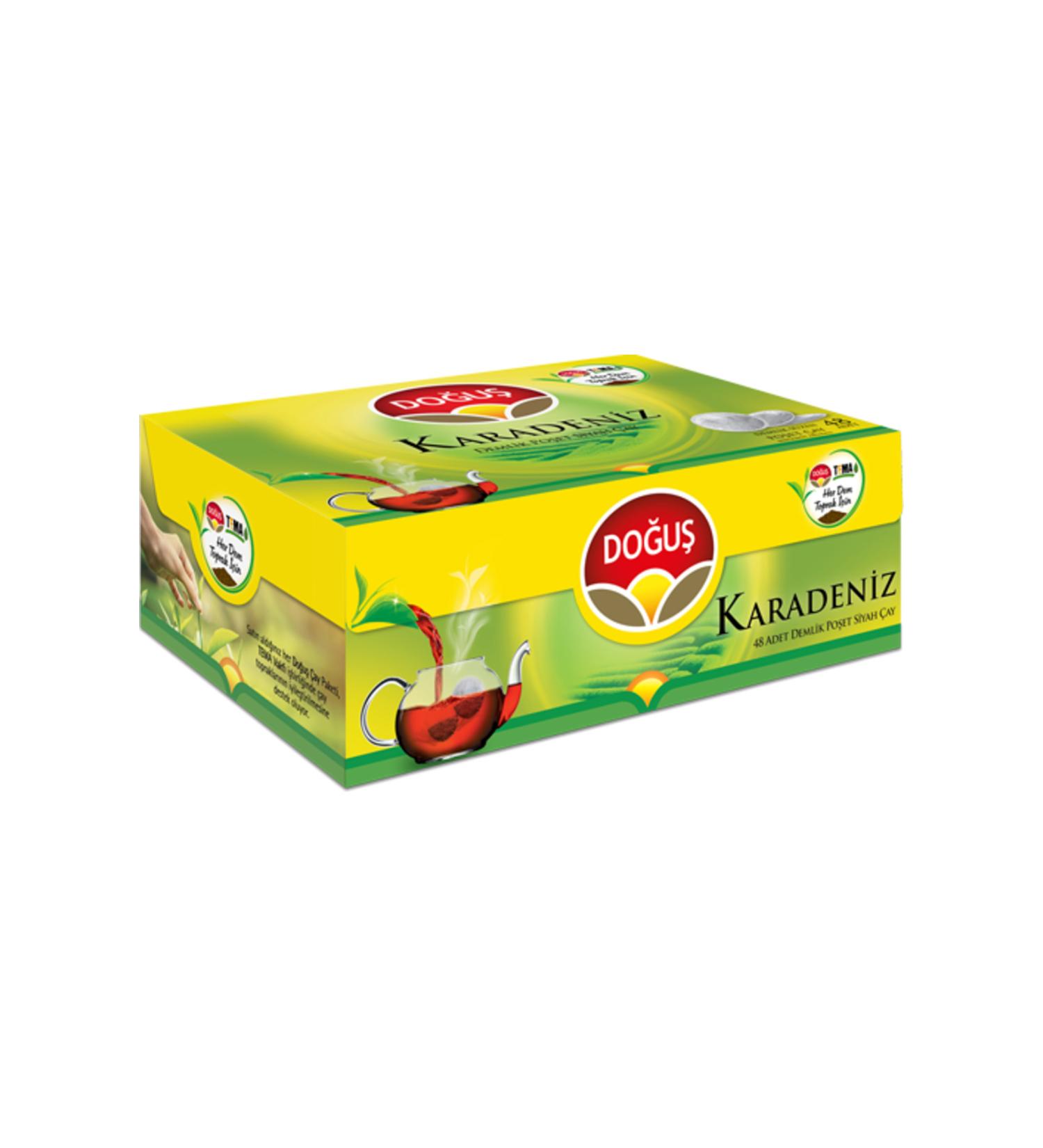 Do u Do u Black Sea Teapot Tea Bag 48 Pieces