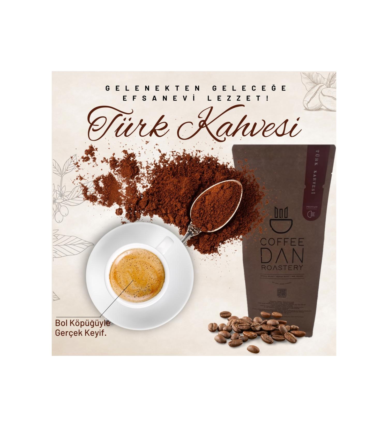 DAN COFFE ROASTERY 1 KG TURKISH COFFEE WITH LOTS OF FOAM