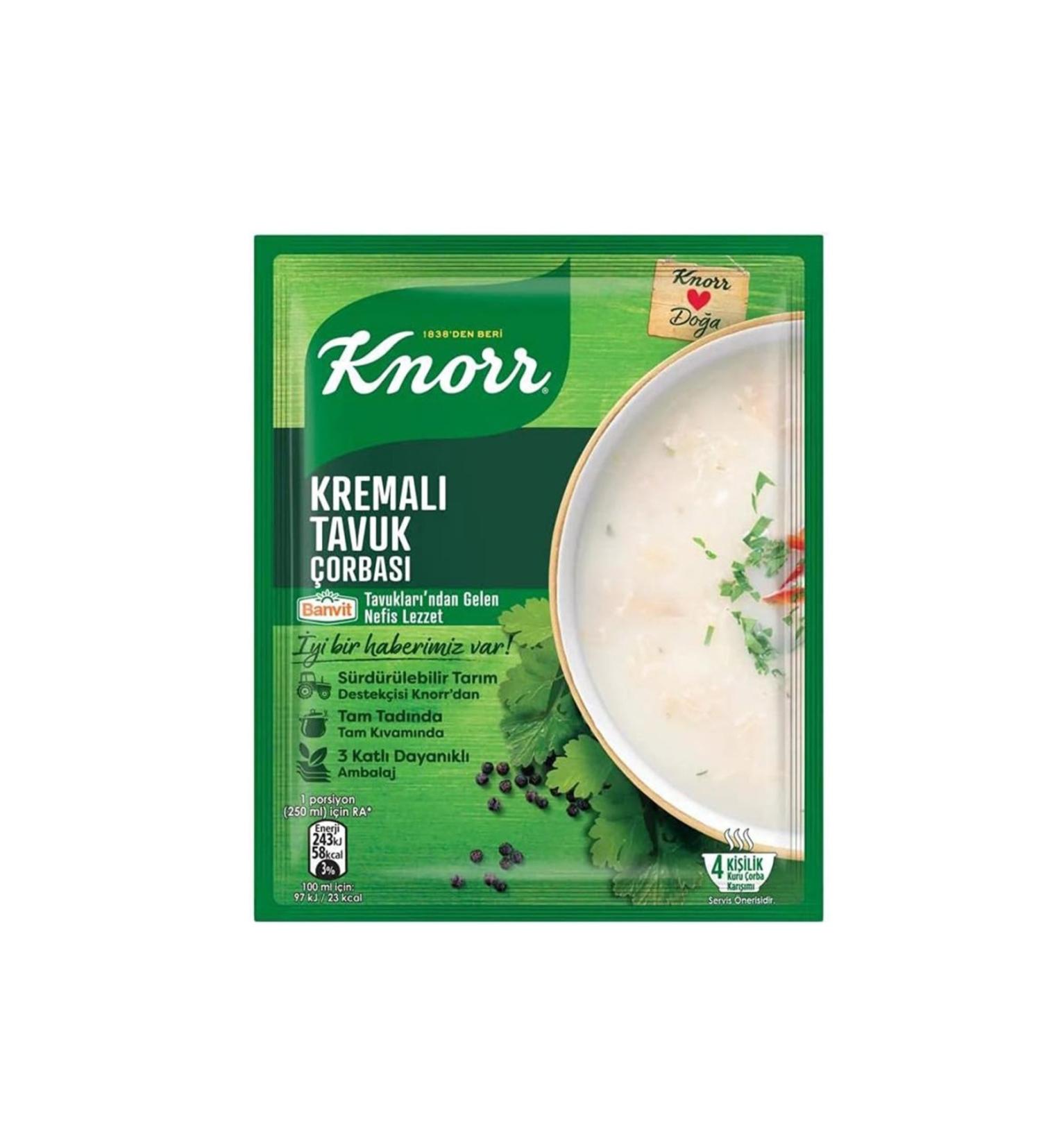 Knorr Creamy Chicken Soup 65 gr Pack (20 PIECES)