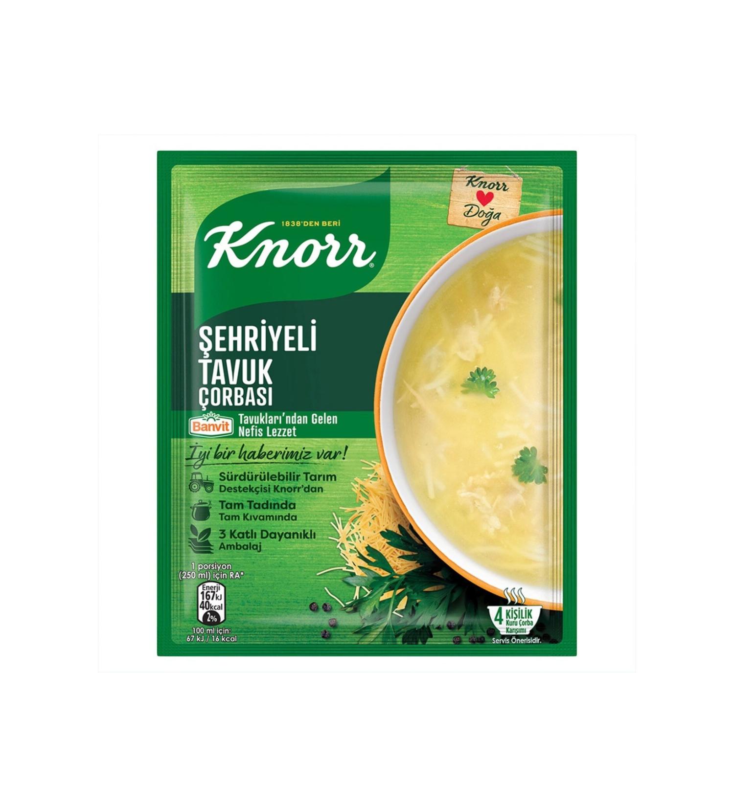 Knorr Chicken Noodle Soup 51 gr Pack (20 PIECES)