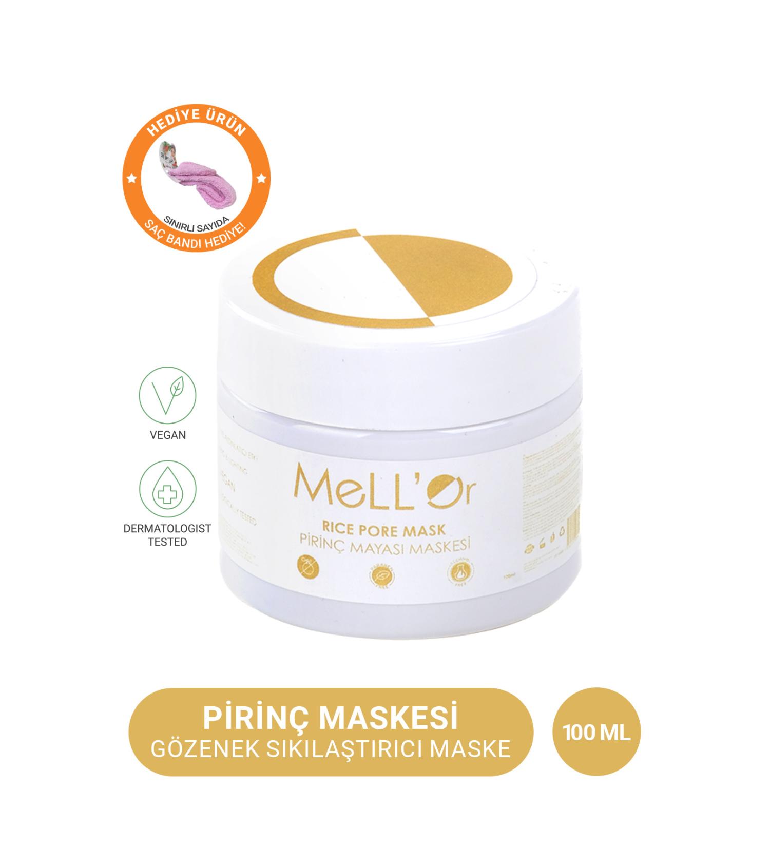 MELLOR MeLL'Or Pore Tightening Rice Mask - Brightening Effect - Smooth Skin - RICE MASK - Buy Online on GoSupps.com