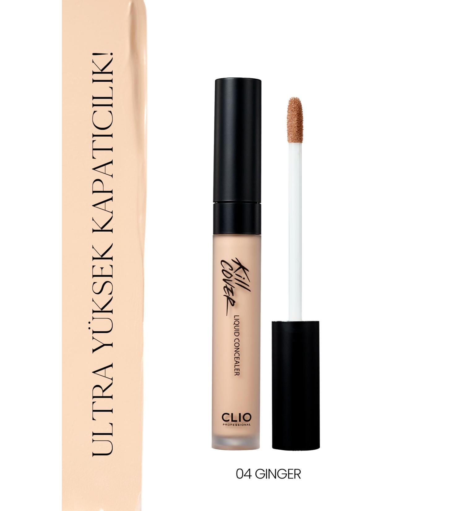 CLIO Long-Lasting Smooth Texture Concealer CLIO Kill Cover Liquid Concealer (04 Ginger) - Buy Online on GoSupps.com