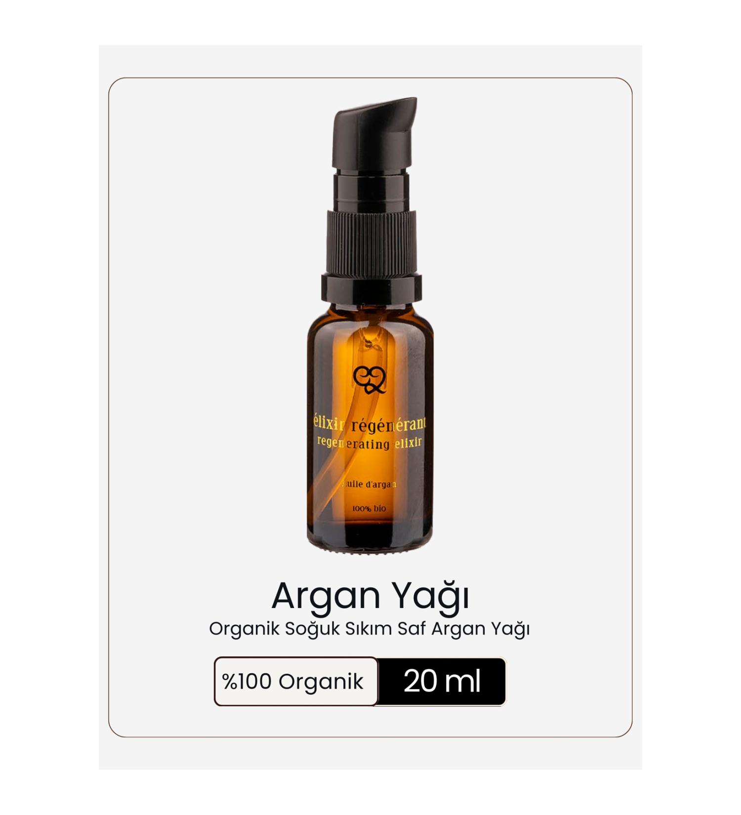 EvyLaure Huile D'argan | 0 Organic Cold Pressed Pure Argan Oil | 20 ml