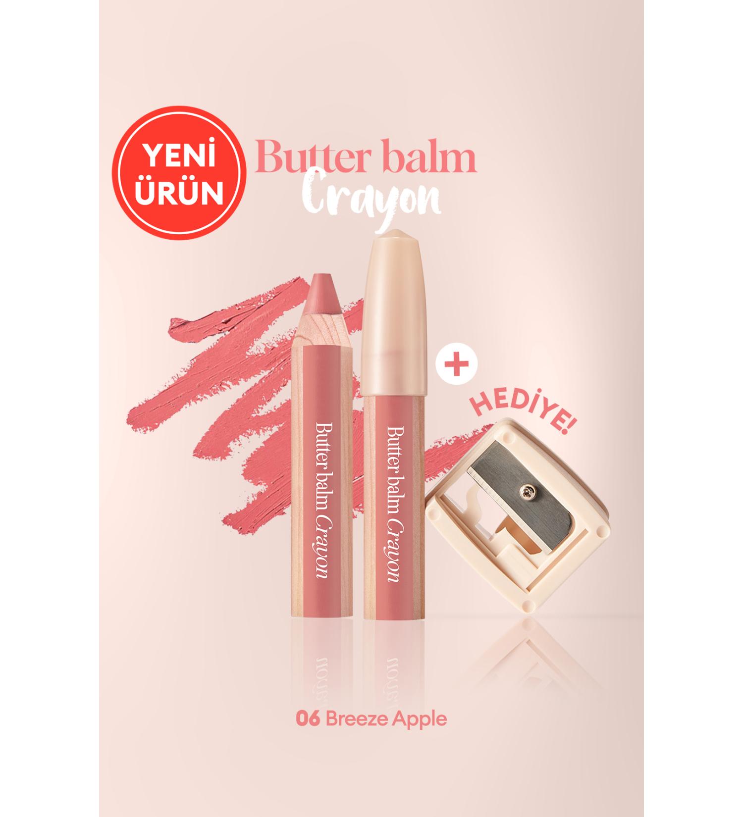 CLIO Creamy Pencil Tinted Lip Balm & Sharpener Butter Balm Crayon 006 Breeze Apple - Buy Online on GoSupps.com