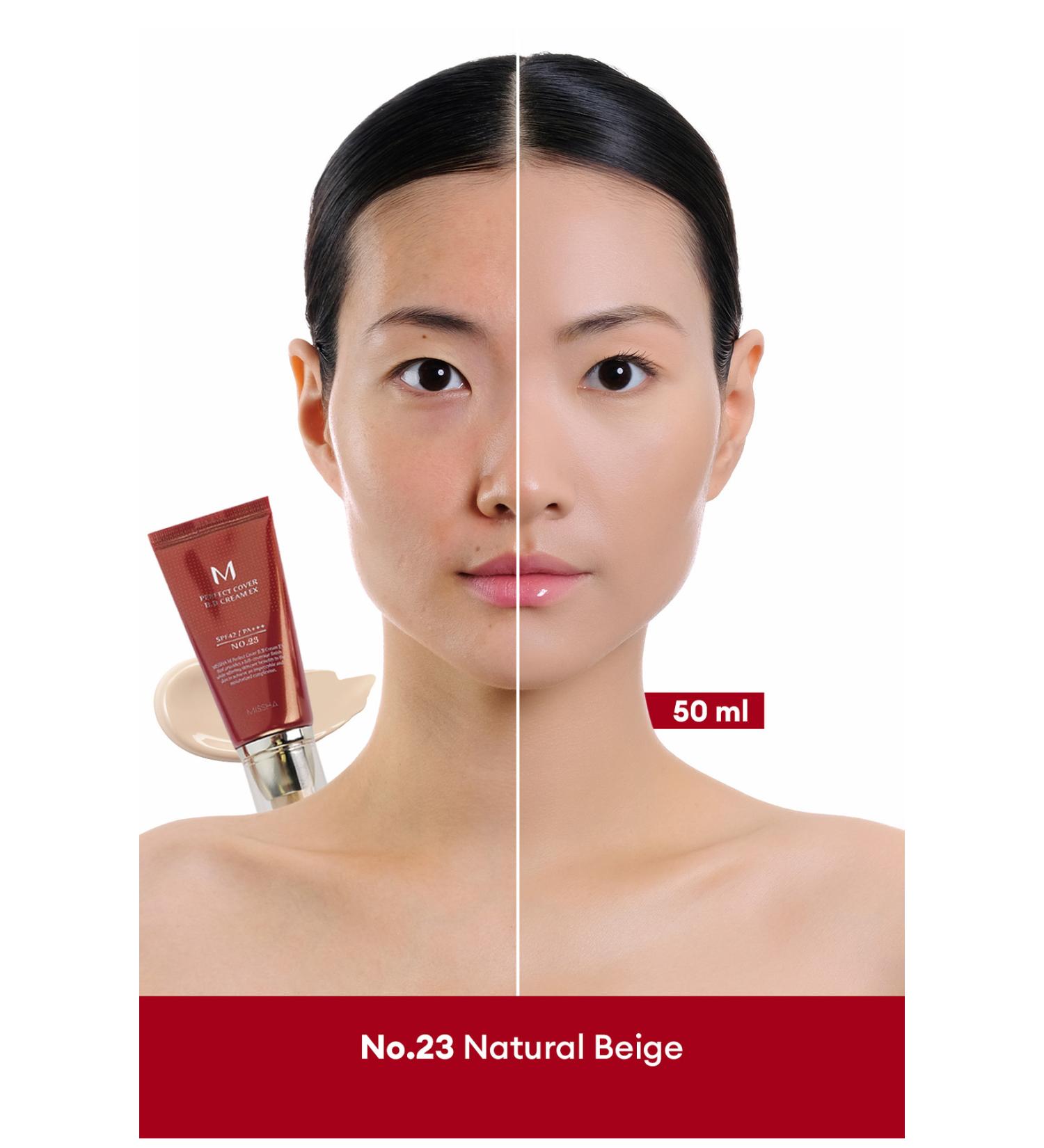 Missha Perfect Cover Multifunctional M Perfect Cover BB Cream Ex SPF42/PA+++ No.23 (50ml) - Buy Online on GoSupps.com