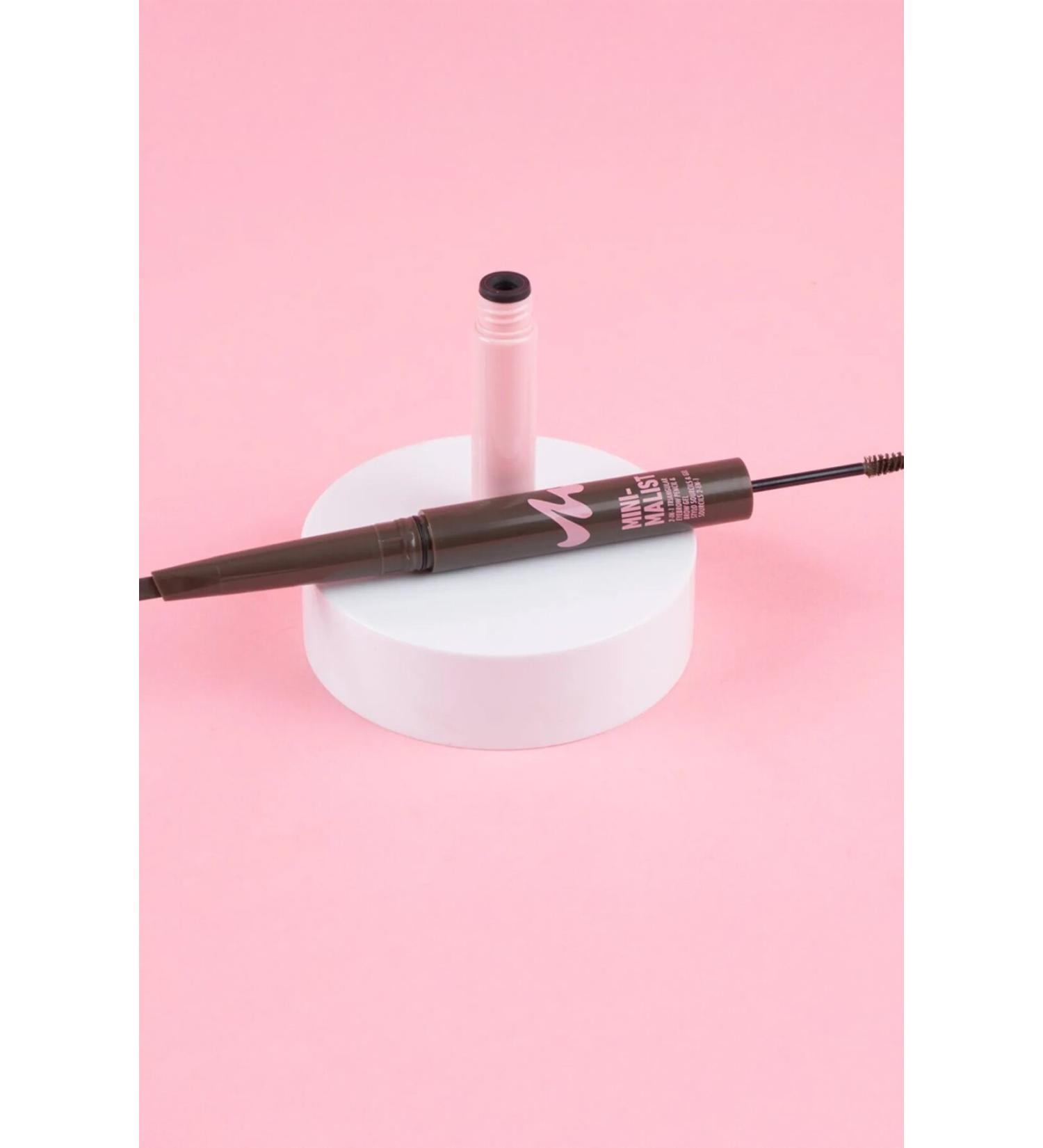 Miniso Minimalist Series Eyebrow Pencil with Mascara (02 Dark Brown)