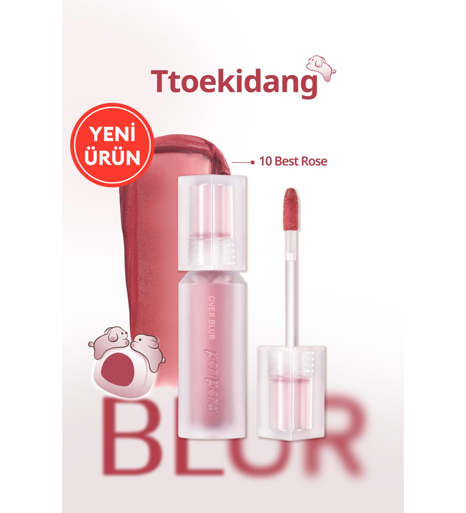 PERIPERA All Day Long Lasting Smooth Matte Tint PERIPERA Over Blur Tint (010 Best Rose) (Tteok) - Buy Online on GoSupps.com
