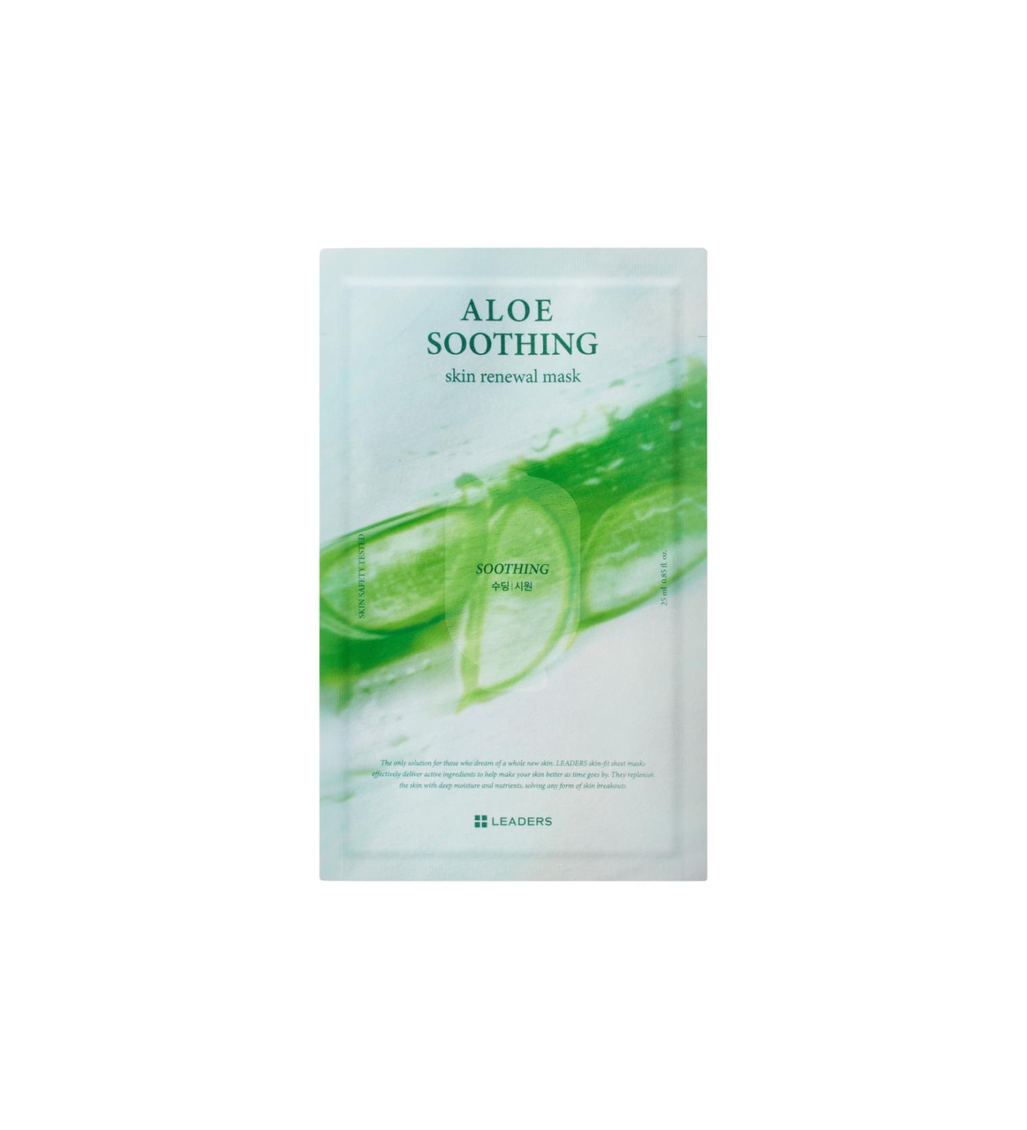 Leaders Aloe Soothing Skin Renewal Soothing Mask