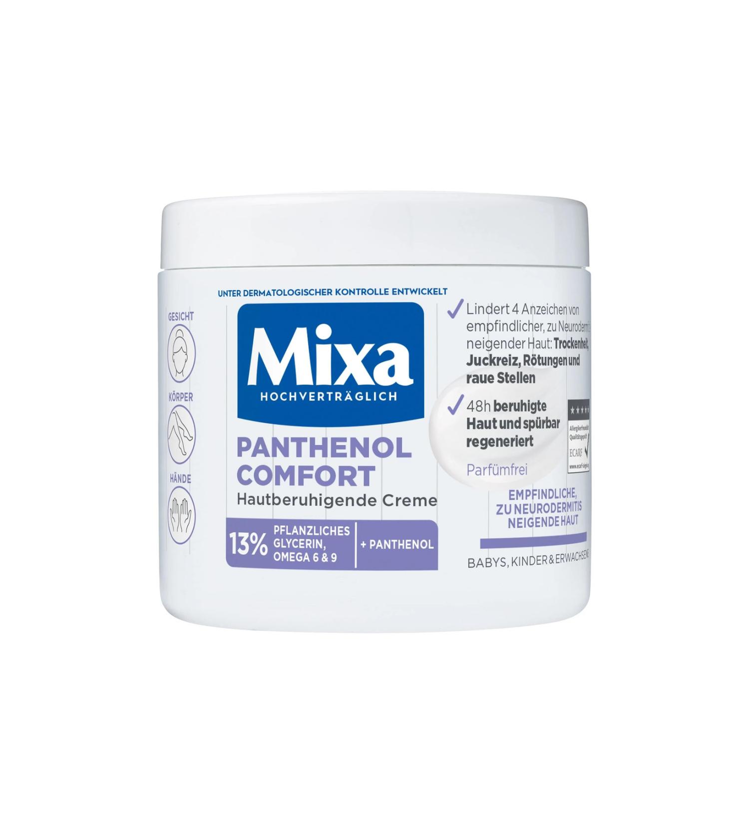 M XA 13% Panthenol Soothing Cream For Dry Sensitive and Neurodermatitis Prone Skin 400ml