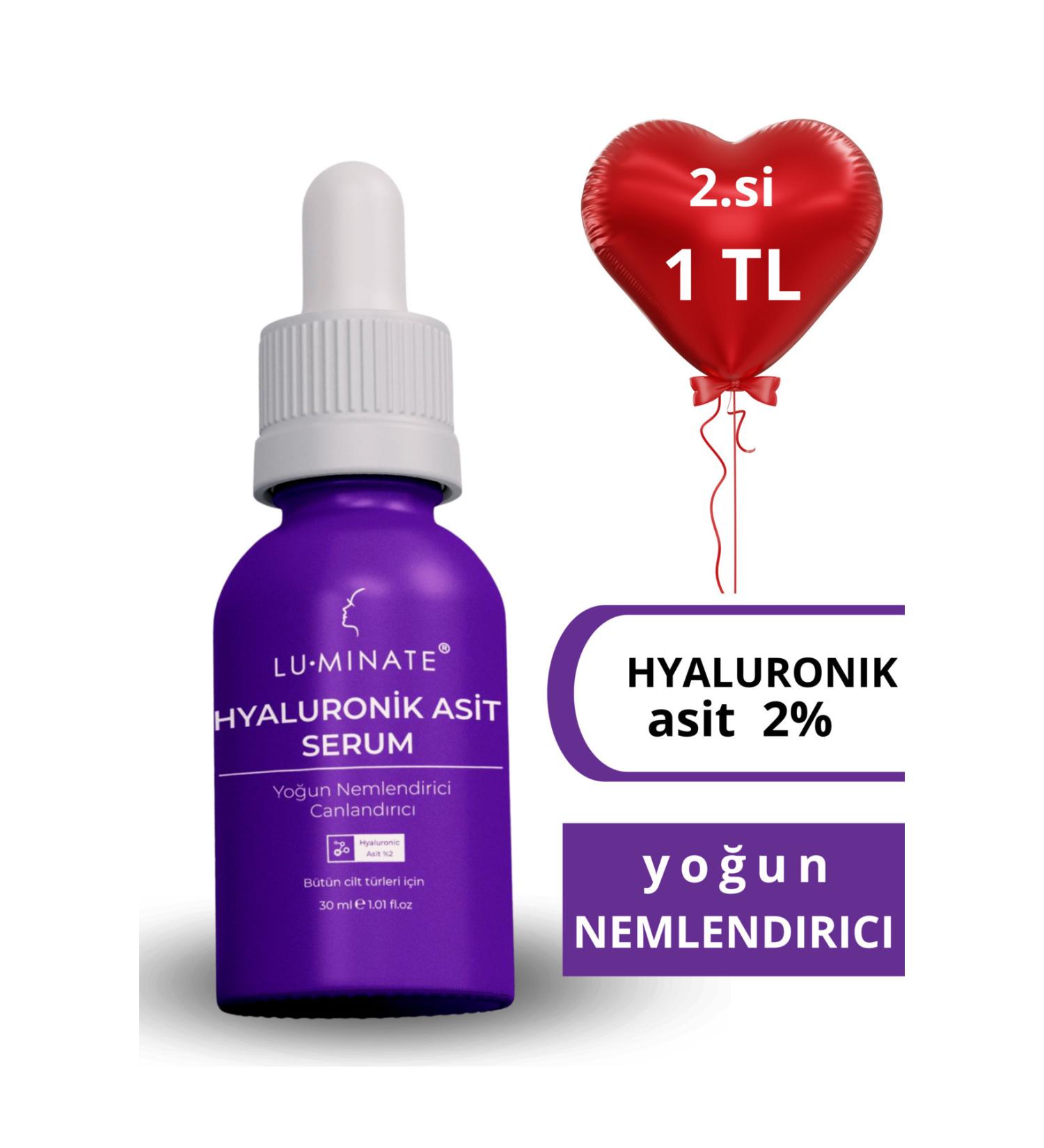 Luminate Serum Hyaluronic Acid 2% Intensive Moisturizing Revitalizing Skin Barrier Repair Hyaluronic Acid 30ml - Buy Online on GoSupps.com