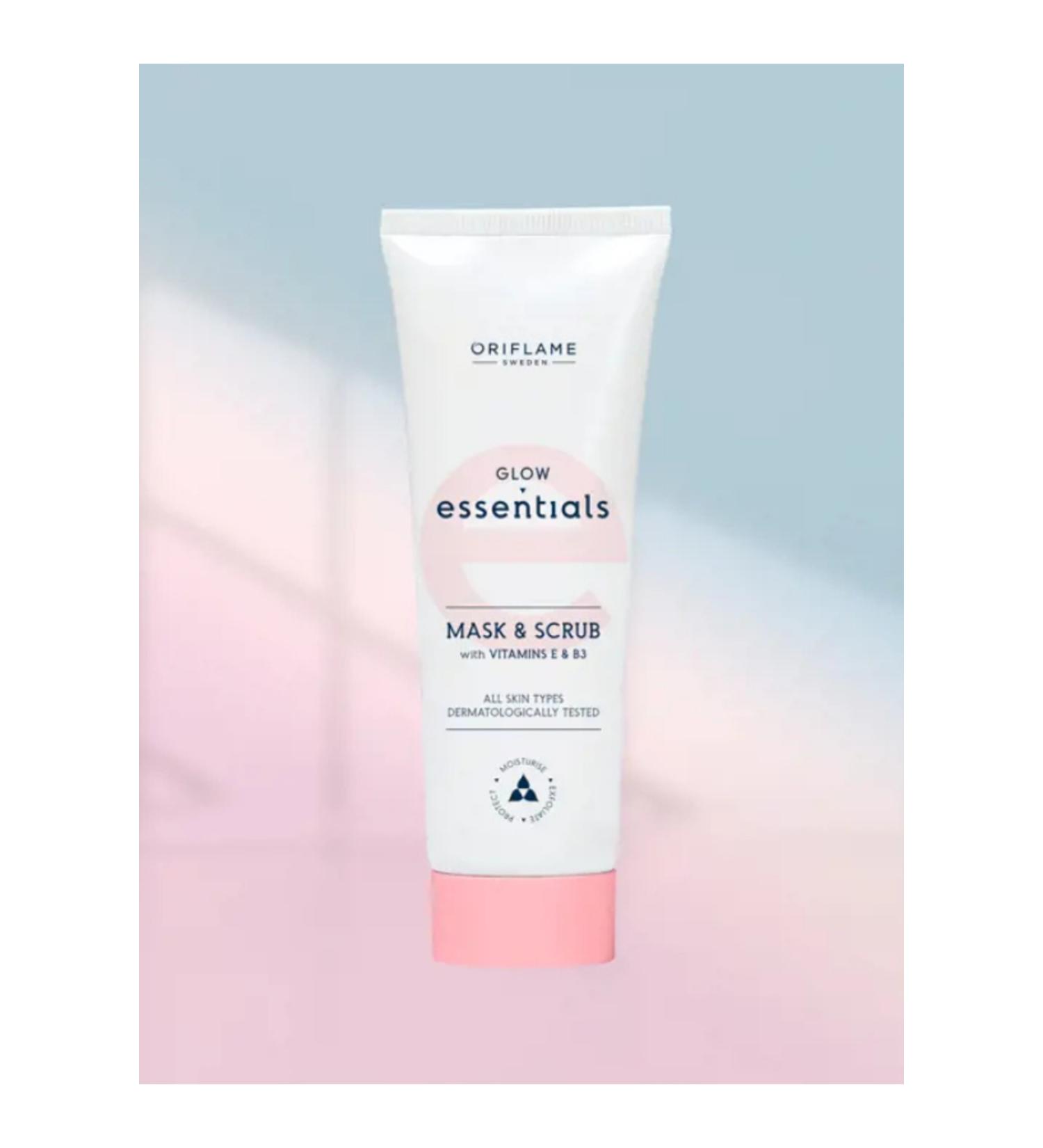 Oriflame Glow Essentials Vitamin E & B3 Mask and Purifier - Buy Online on GoSupps.com