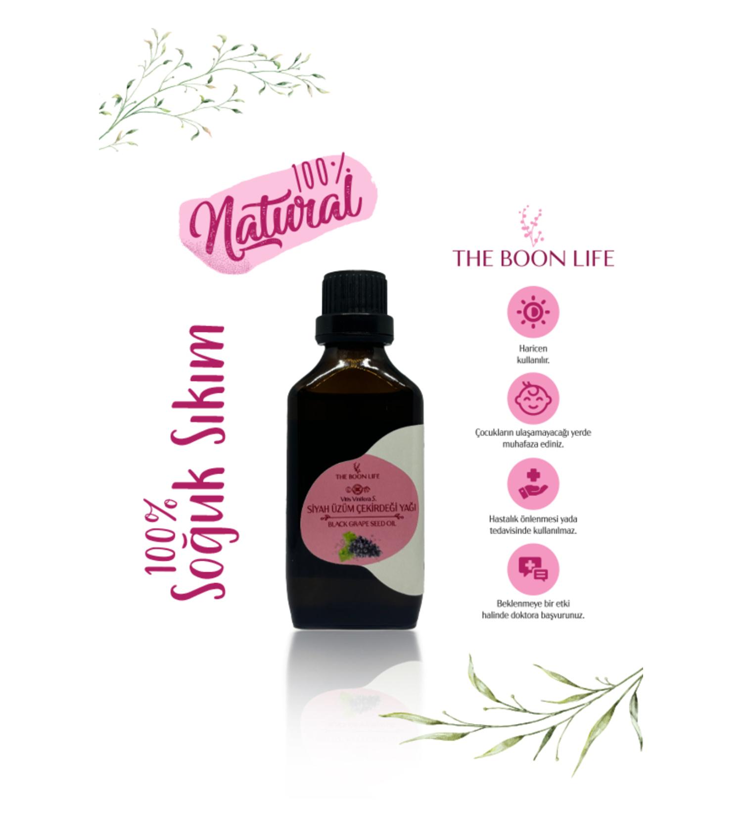 The Boon Life Black Grape Seed Oil 50 ml