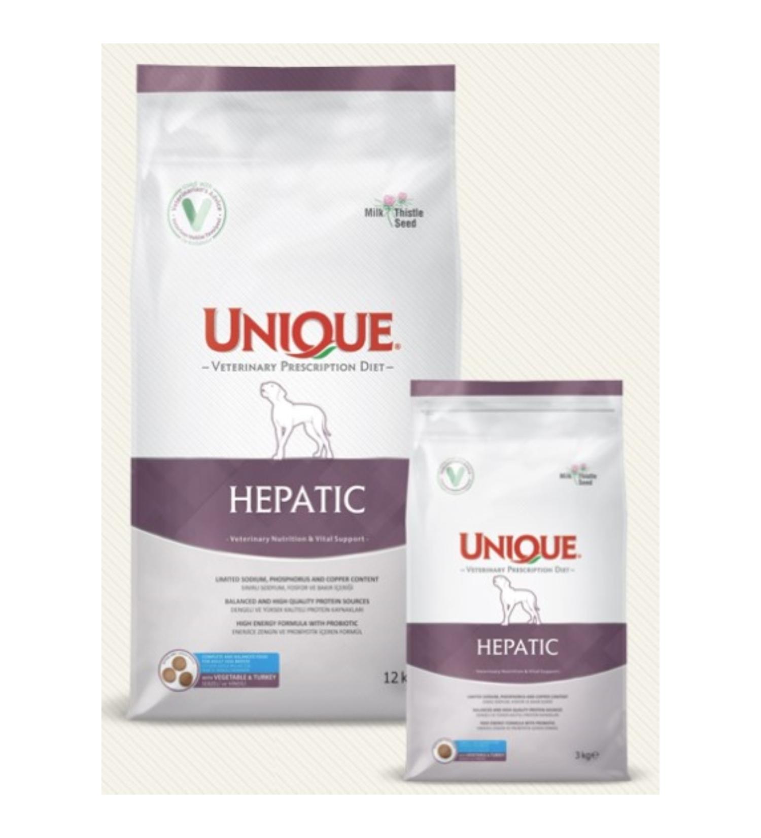 Unique Hepatic Dog Food 3 Kg
