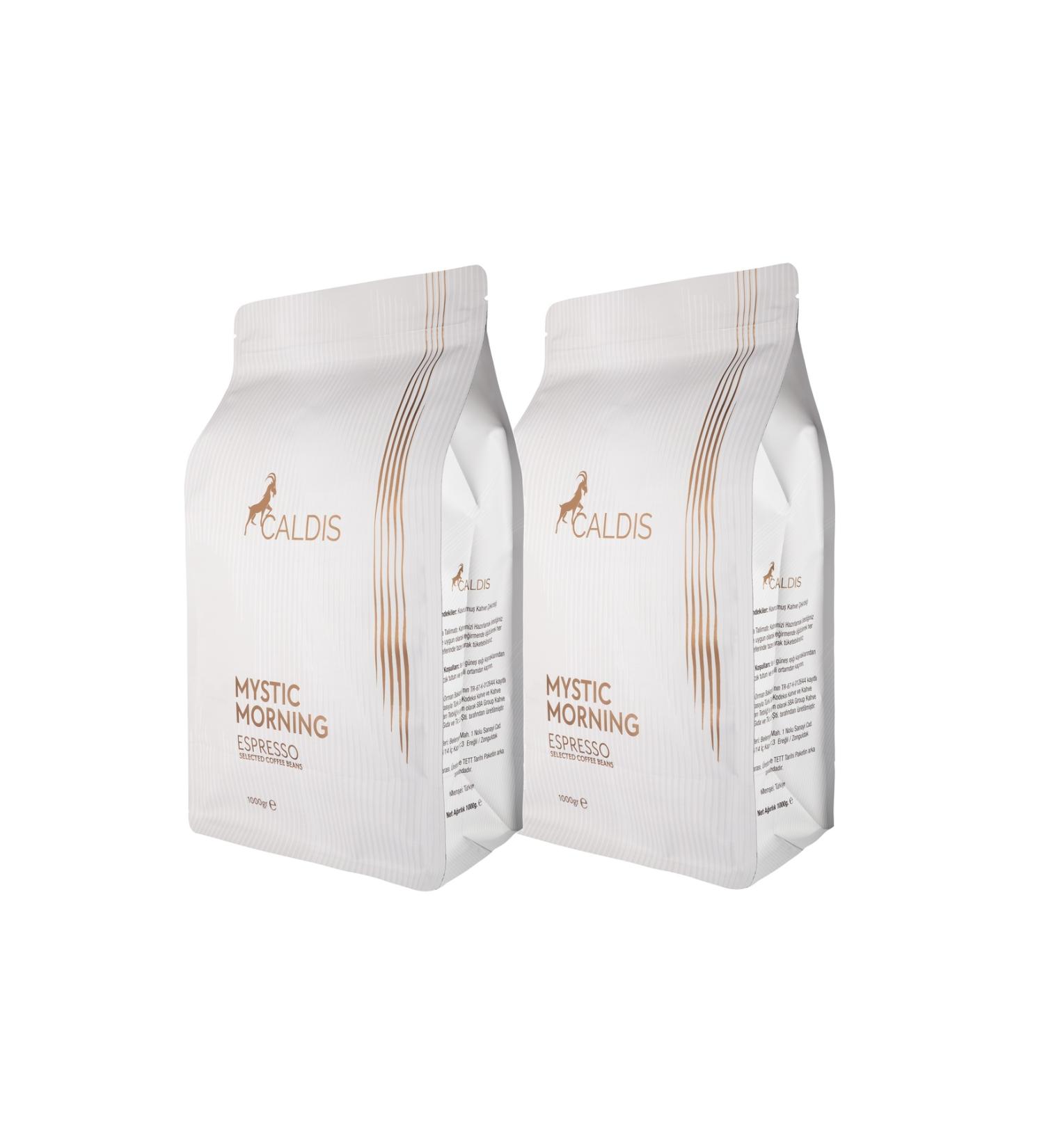 Caldis 2-pack Mystic Morning 1000 gr Espresso Arabica Coffee Beans