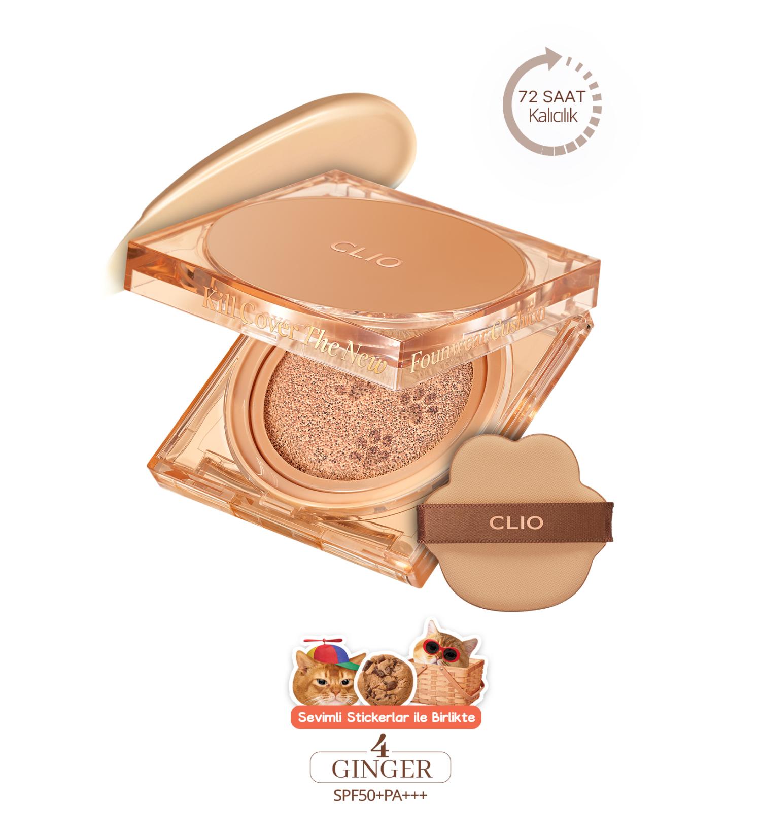 CLIO Kill Cover The New Founwear Cushion - Refill Spf50 Pa (4 GINGER/KOSHORT IN SEOUL L M TED) - Buy Online on GoSupps.com