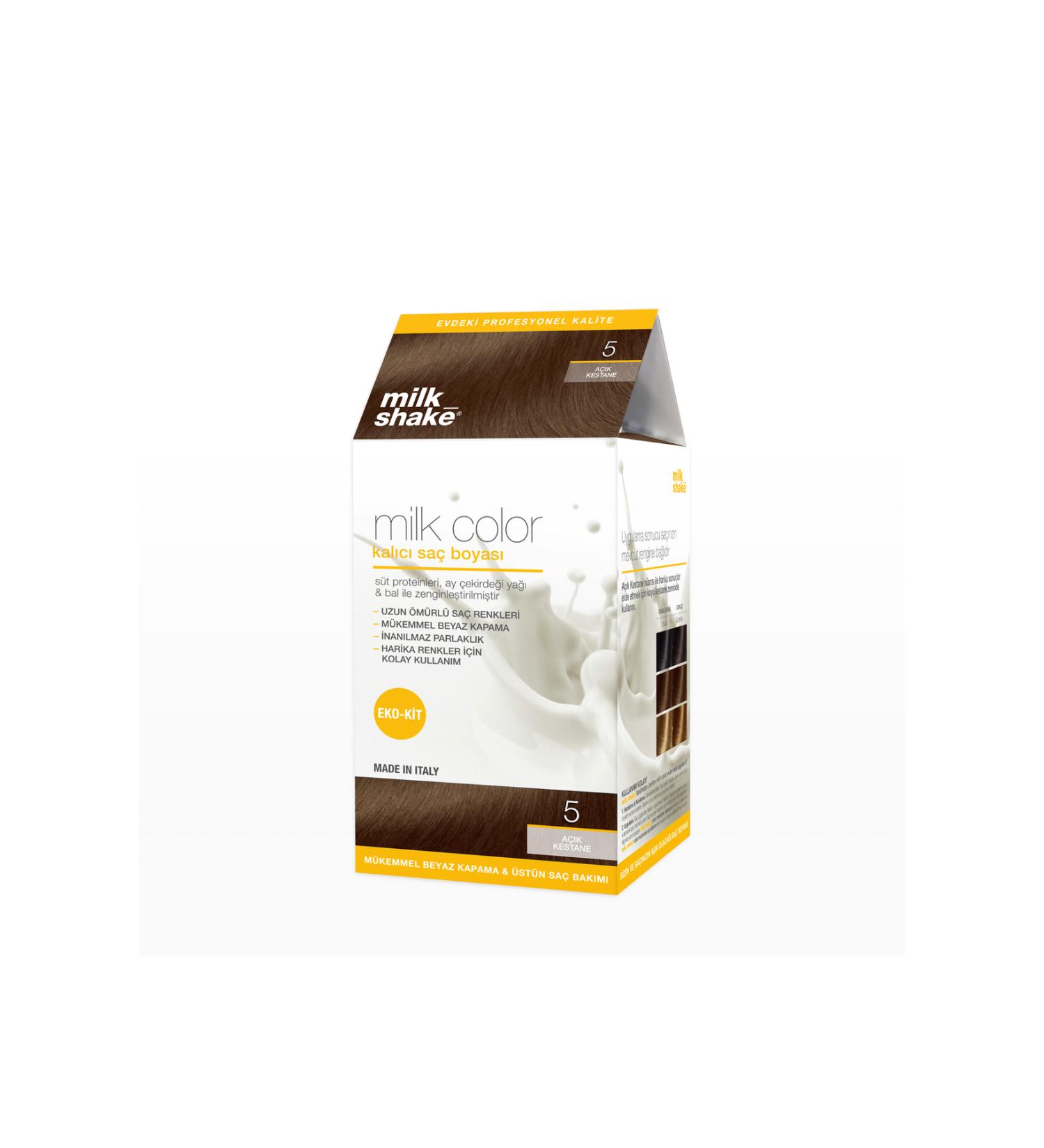 Milkshake Milk_shake Milk Color Eco Kit Hair Dye Light Chestnut - 5 (WITHOUT FOAM)