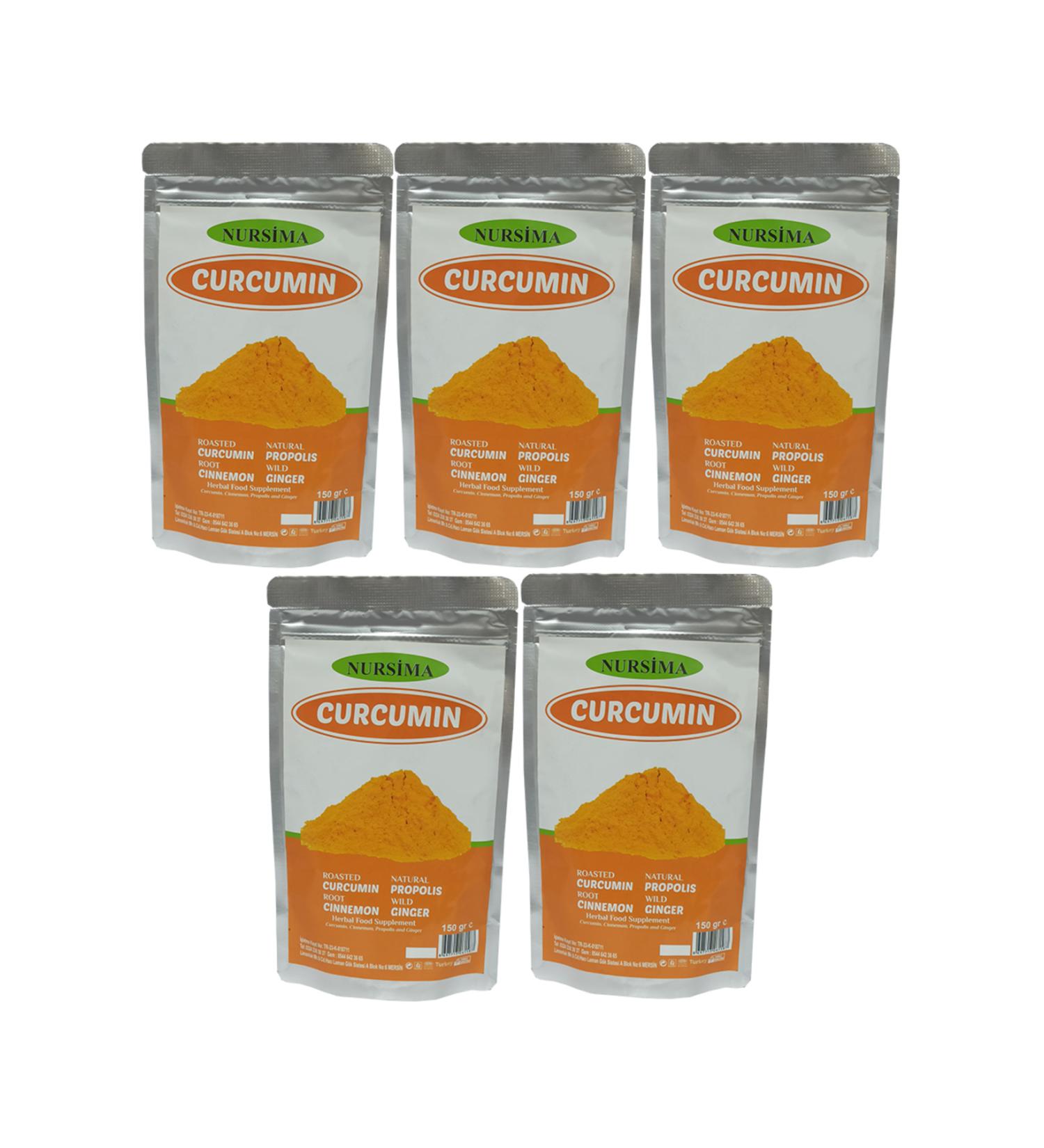 Nursima Curcumin Powder 150 gr 5 Packs