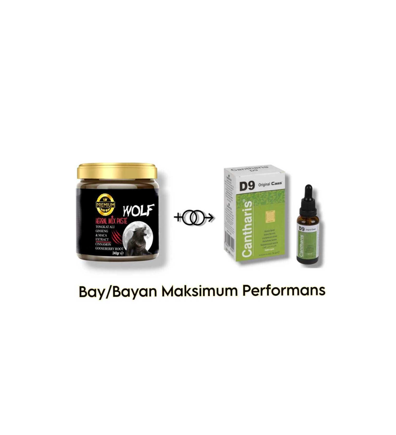 Pure Creams Men's Special Effective Force Mesir Paste 240 Gr + Women's Special Drops