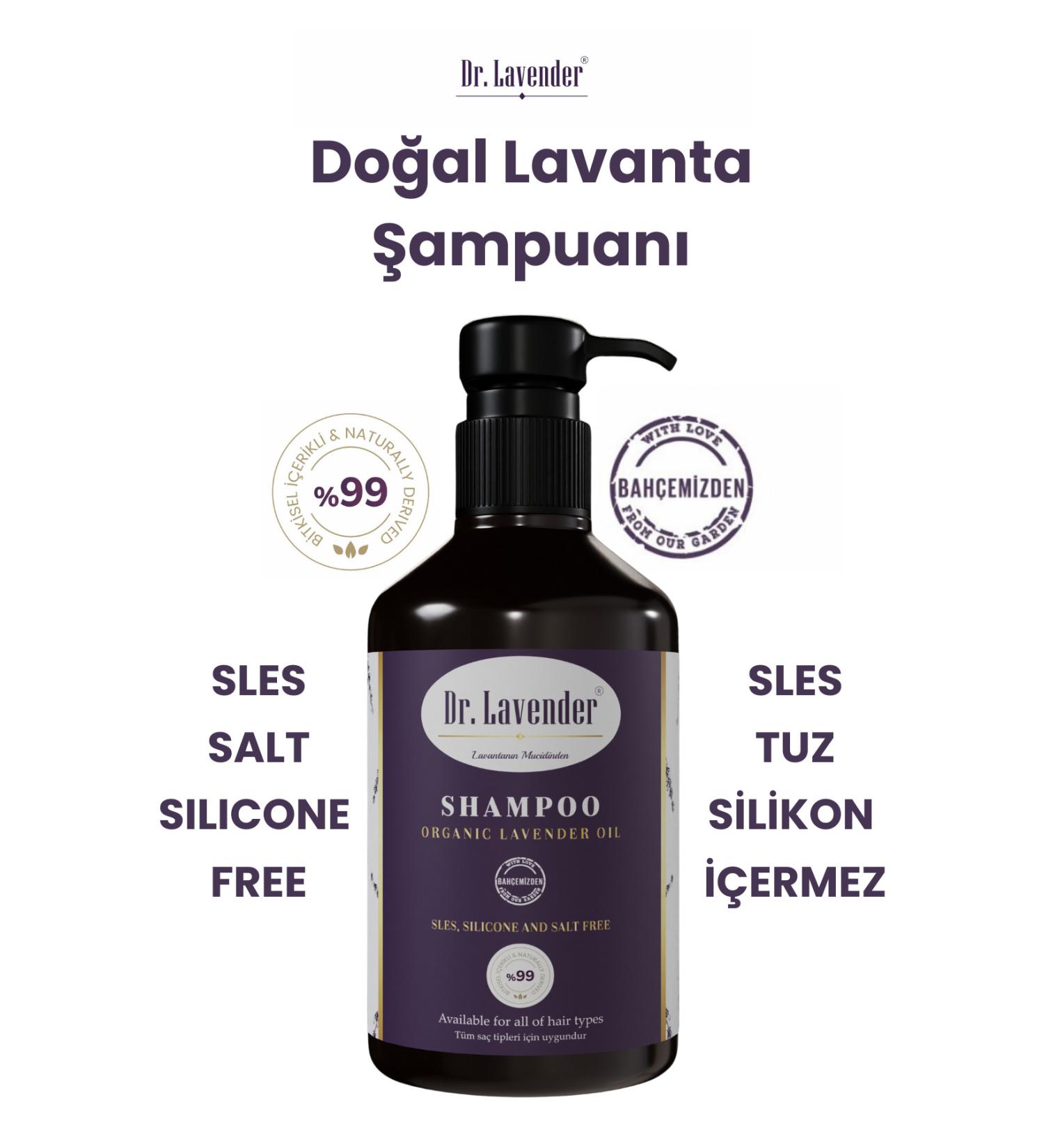 Dr. Lavender Lavender Oil Shampoo Effective Against Hair Loss and Hair Breakage - Buy Online on GoSupps.com